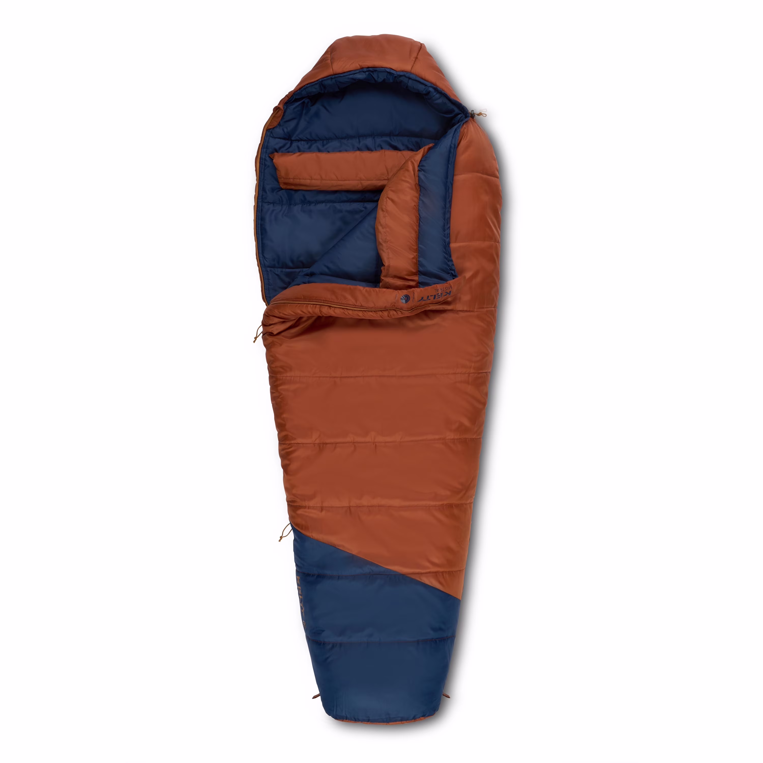 Mistral 0�� Degree Sleeping Bag, Regular, 550 Down All-Season Performance Winter(Gingerbread / Pageant Blue)
