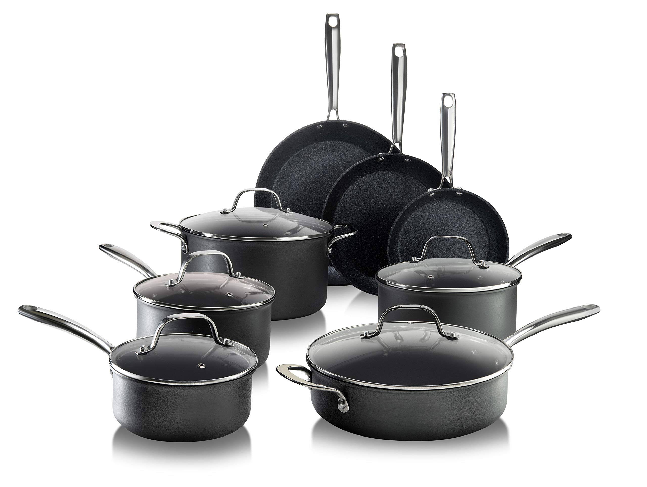 Granitestone Pro Hard Anodized 13 Piece Nonstick Cookware Set
