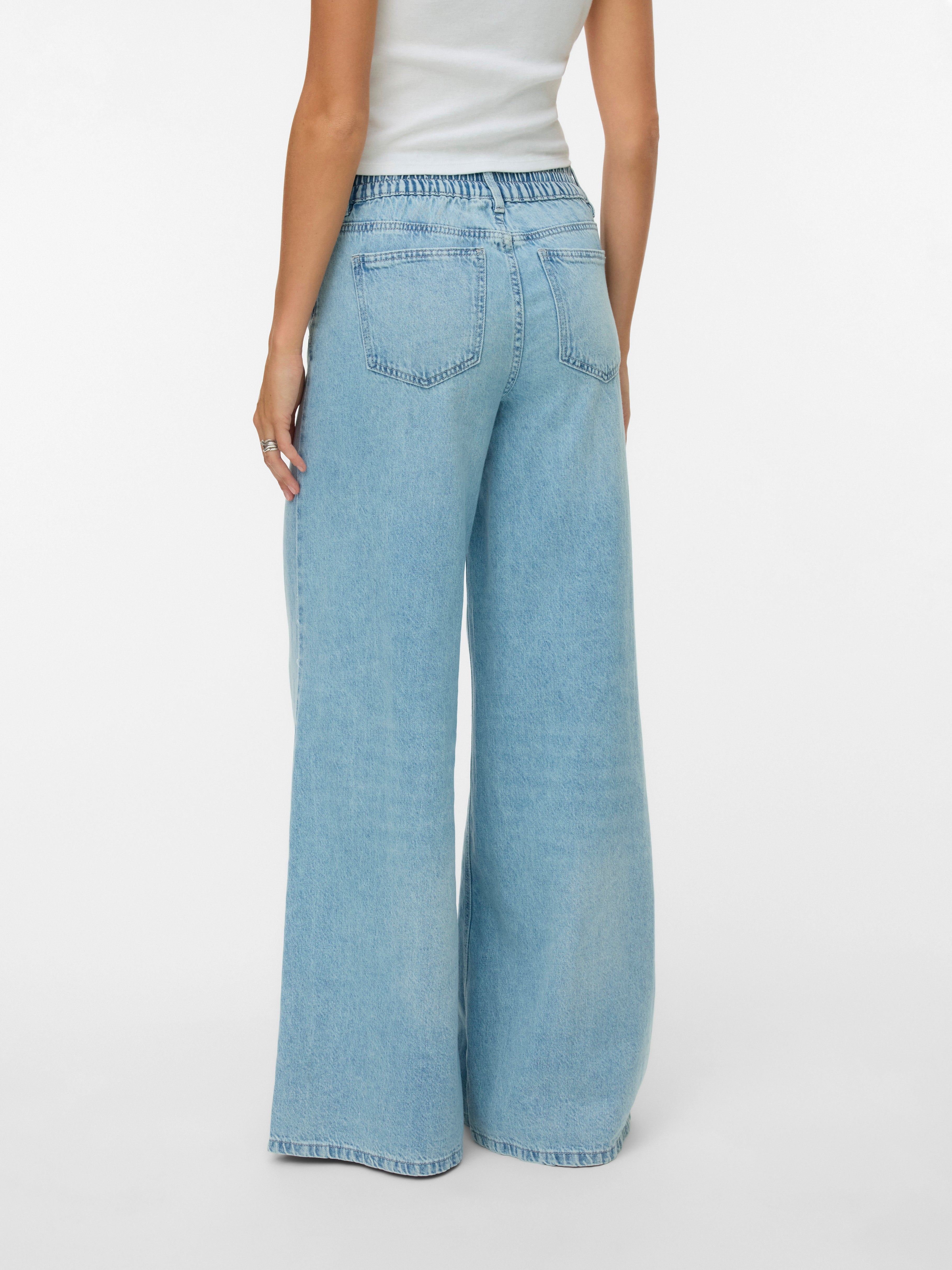 VERO MODA® VMANNET Mid waist Wide Leg Fit Jeans