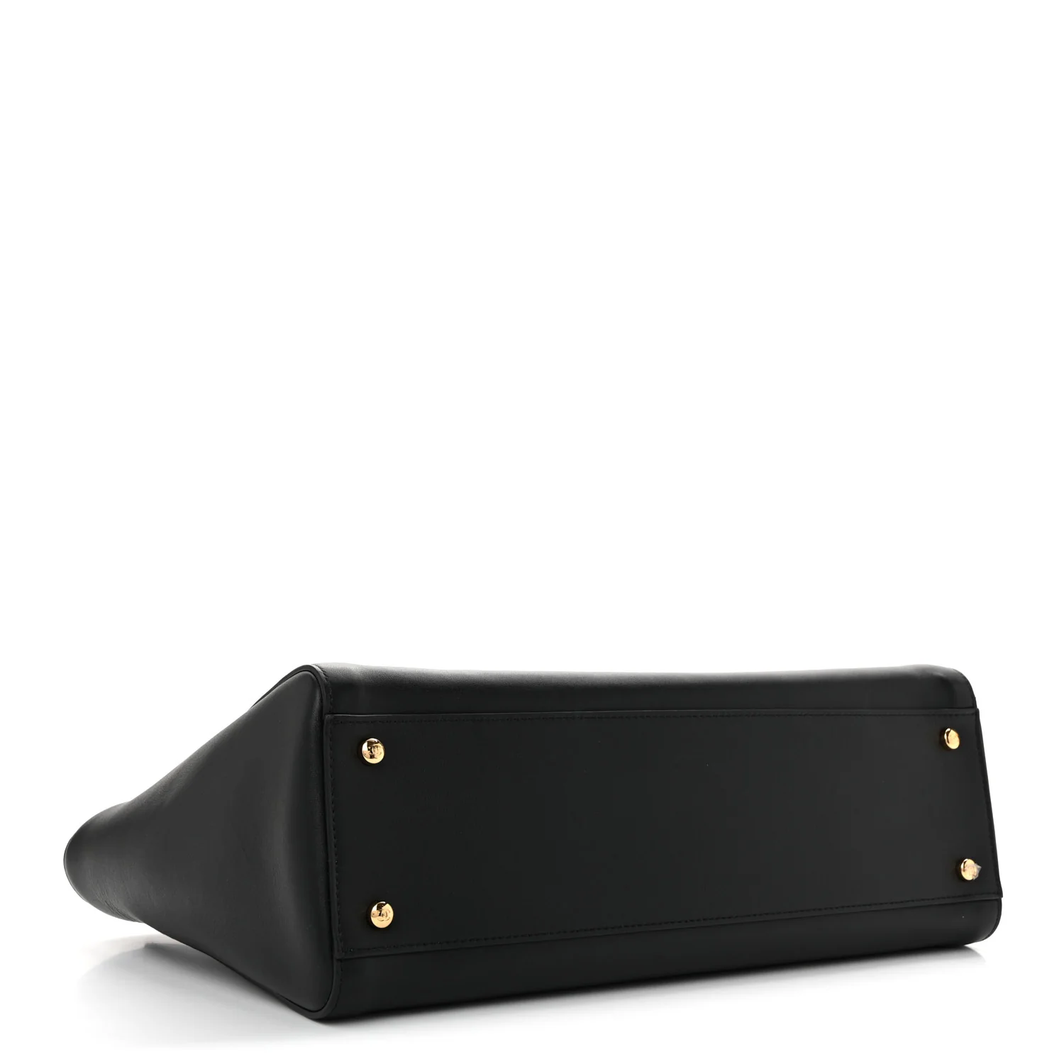 Calfskin Archetype Small Shopping Tote Black