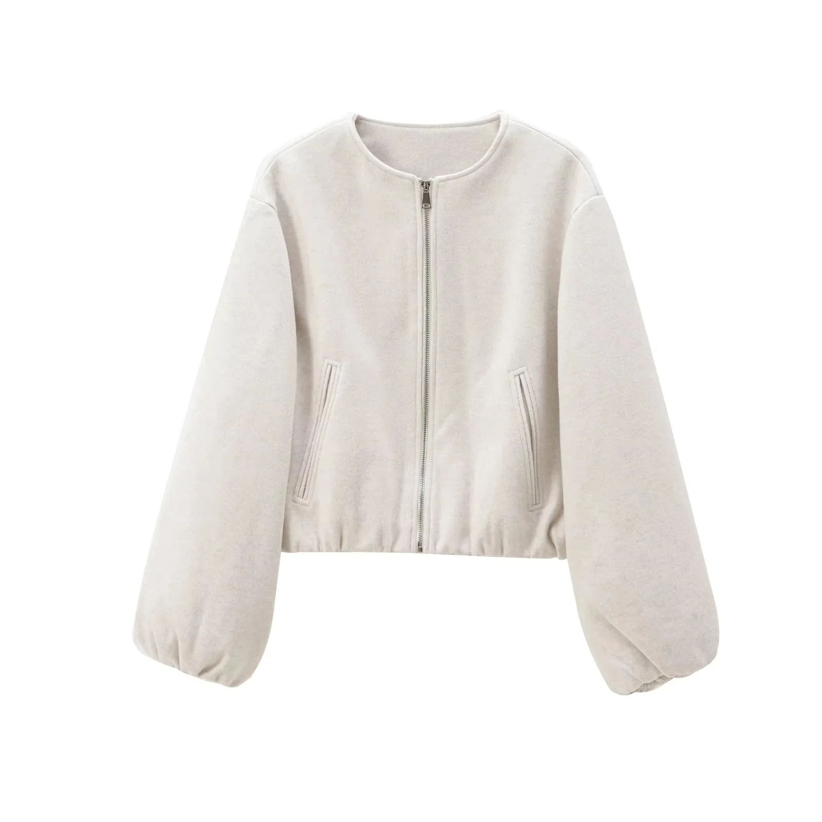 Veste Bombers Courte zippée pour Femme