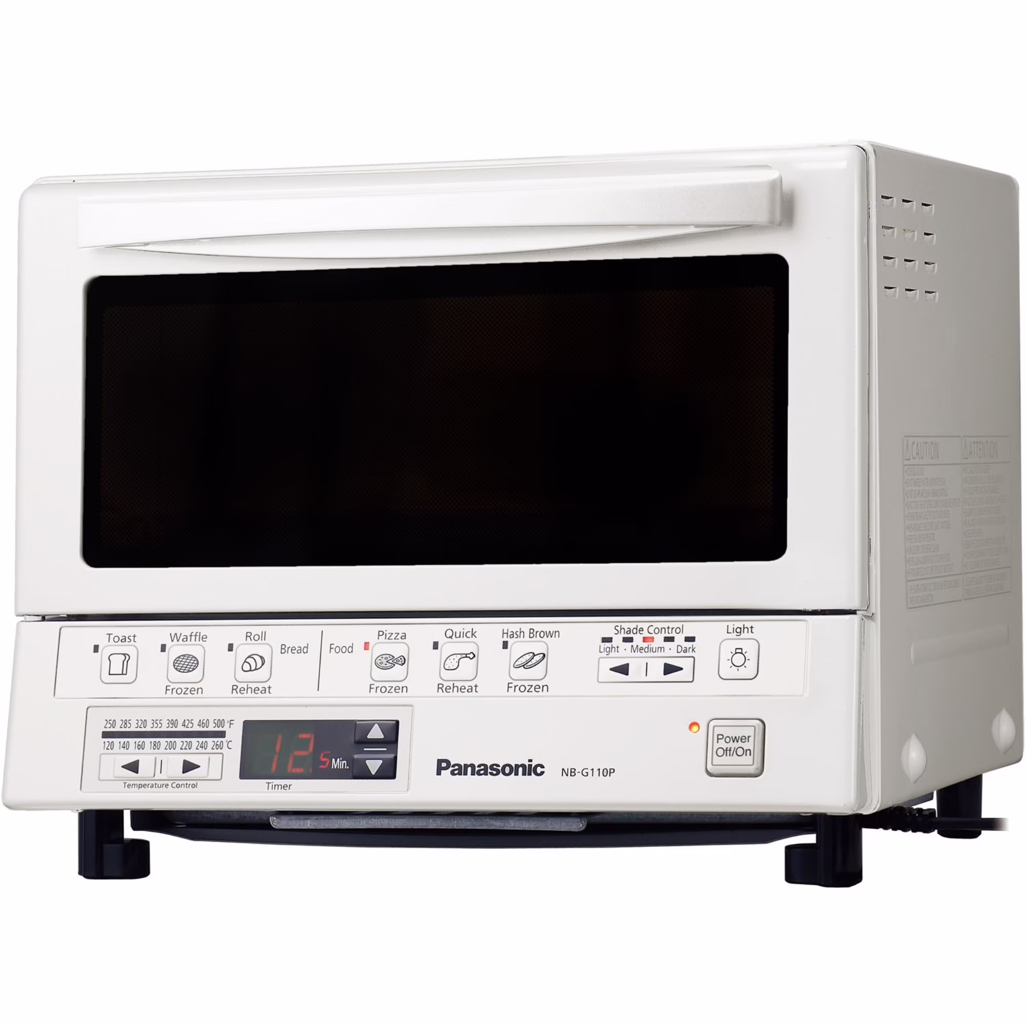 FlashXpress 1300 W 4-Slice Countertop Toaster Oven(White)