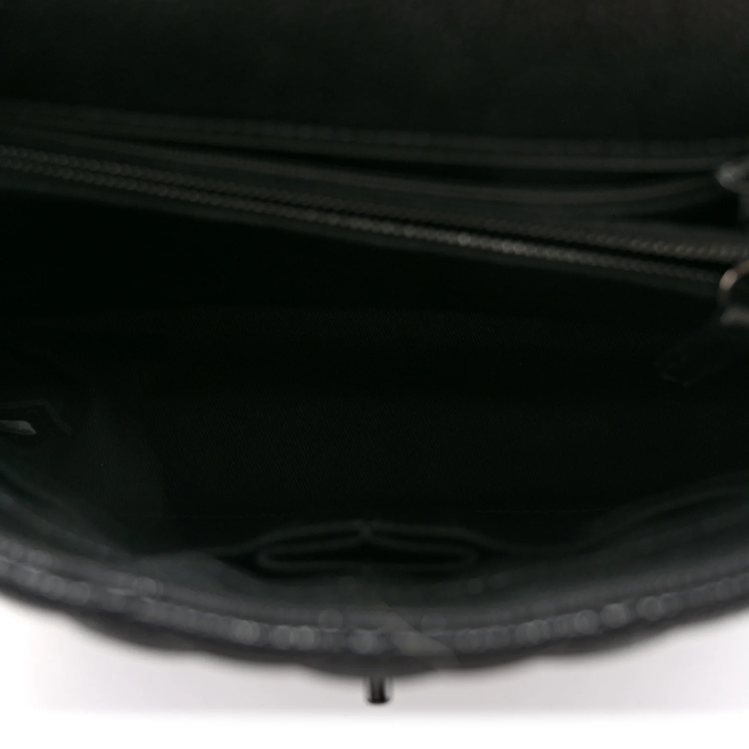 Caviar Quilted Small Coco Handle Flap So Black