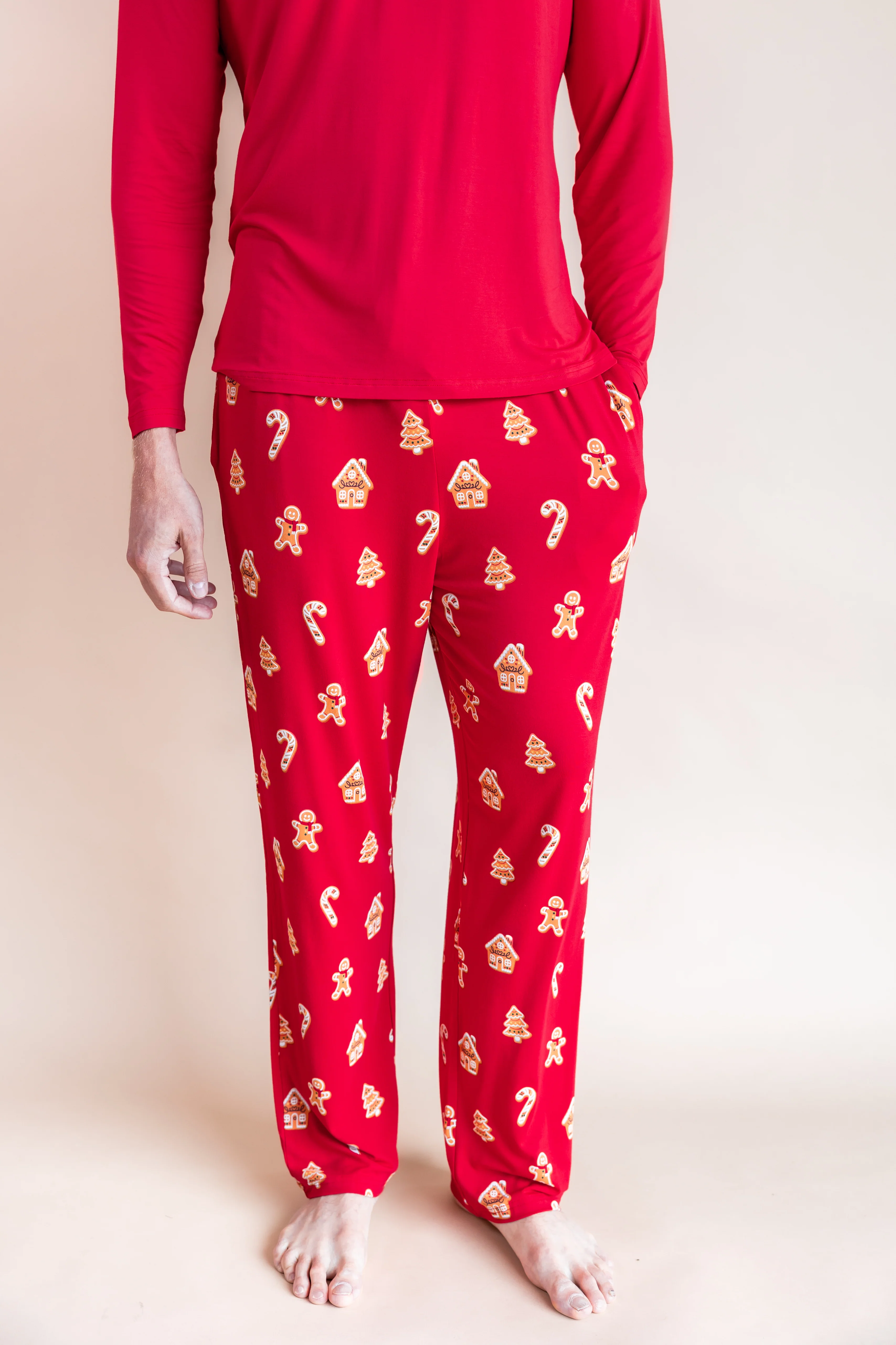 Men's Lounge Pants in Gingerbread
