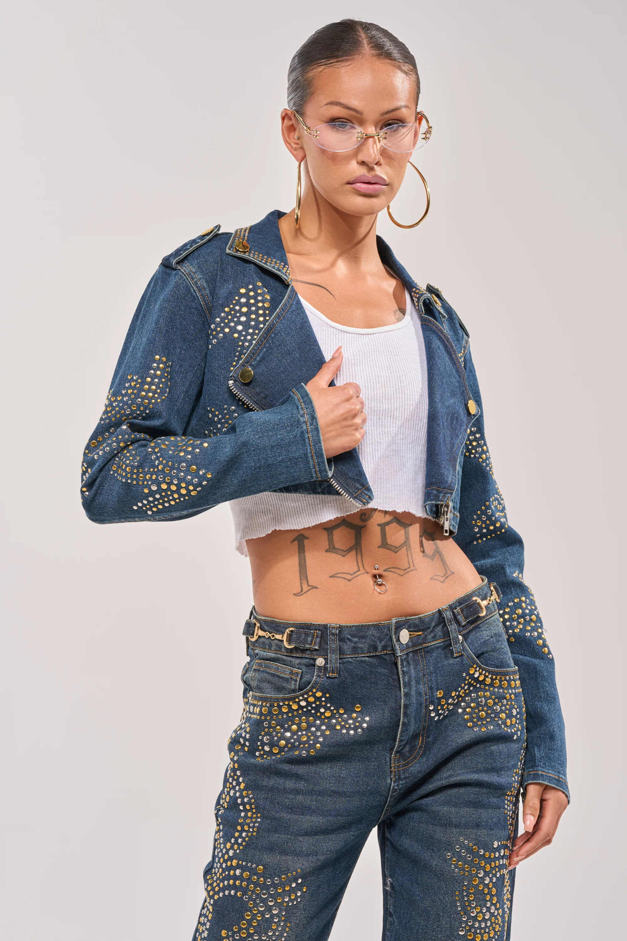 OFF TO THE RODEO CROPPED MOTO - Akira Store