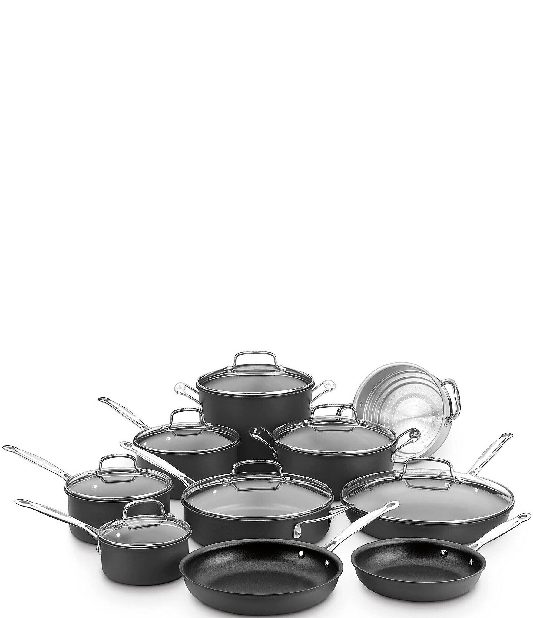 Cuisinart Chef's Classic Hard Anodized 17 Piece Cookware Set