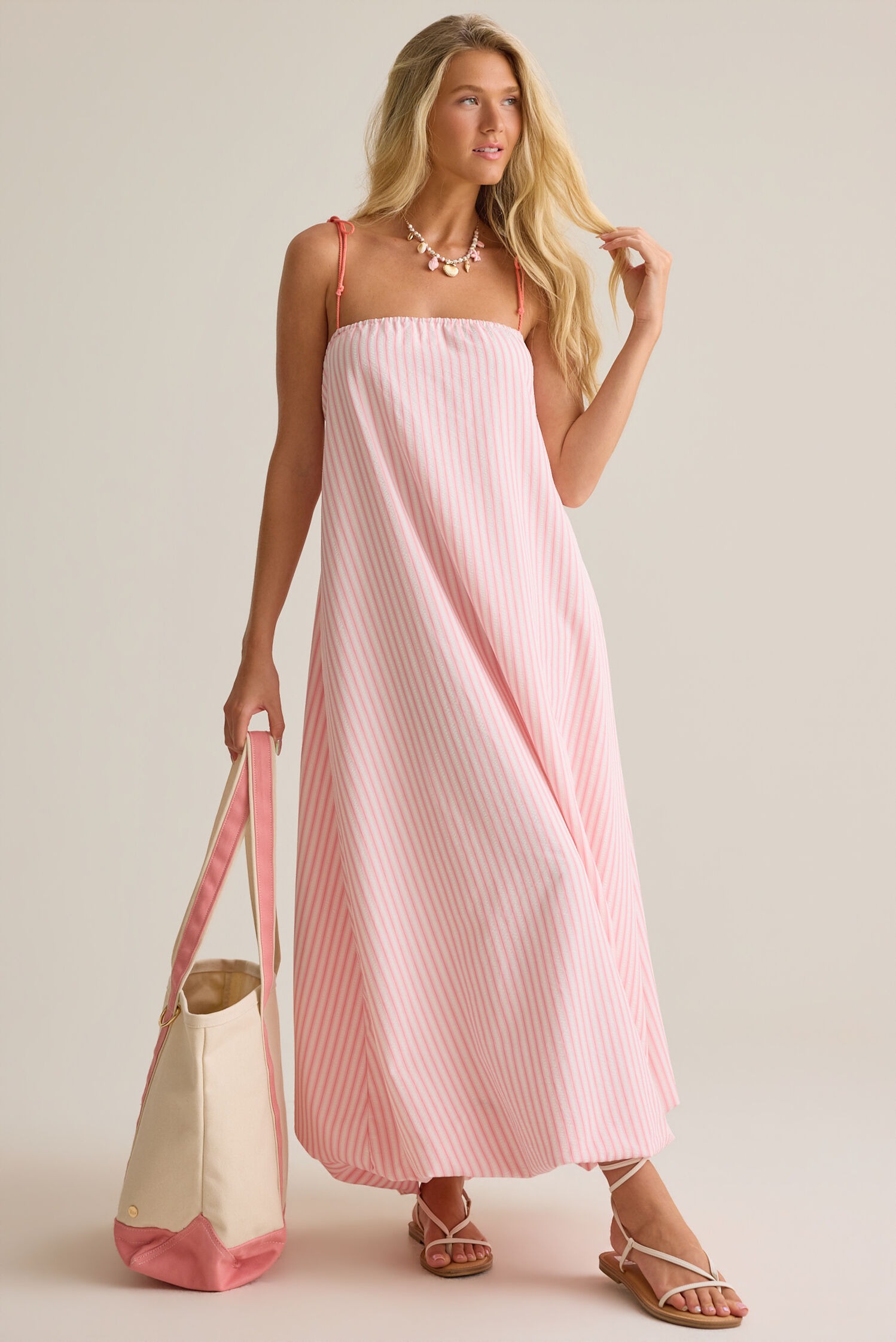 Lucy Striped Maxi Dress
