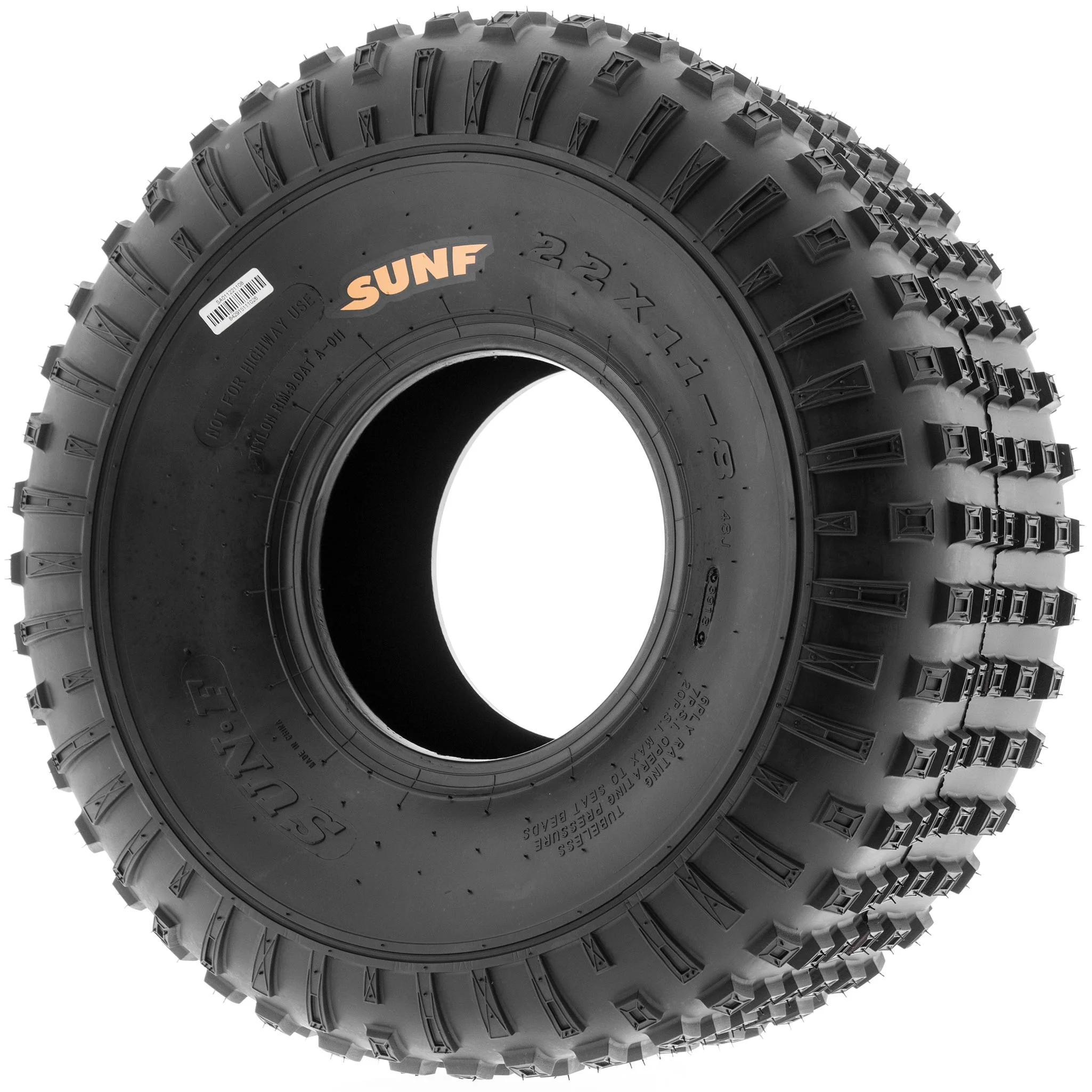 Sunf Loose Terrain Lawn Mower ATV UTV Quad Tires 25x12 - 9 25x12x9 6 PR A011 (Pair of 2)