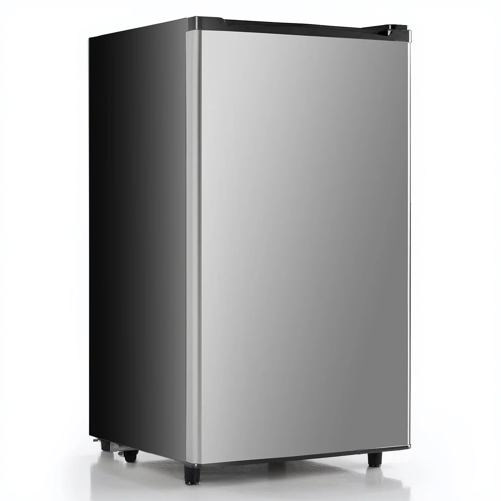 Upgraded Mini Fridge with Freezer, Compact Single Door, 3.2 Cu.Ft , Adjustable Thermostat, Low Noise, Perfect for Bedroom, Dorm, Office, 17.5" D x 17.7" W x 31.5" H, Black(Black) - Image 9
