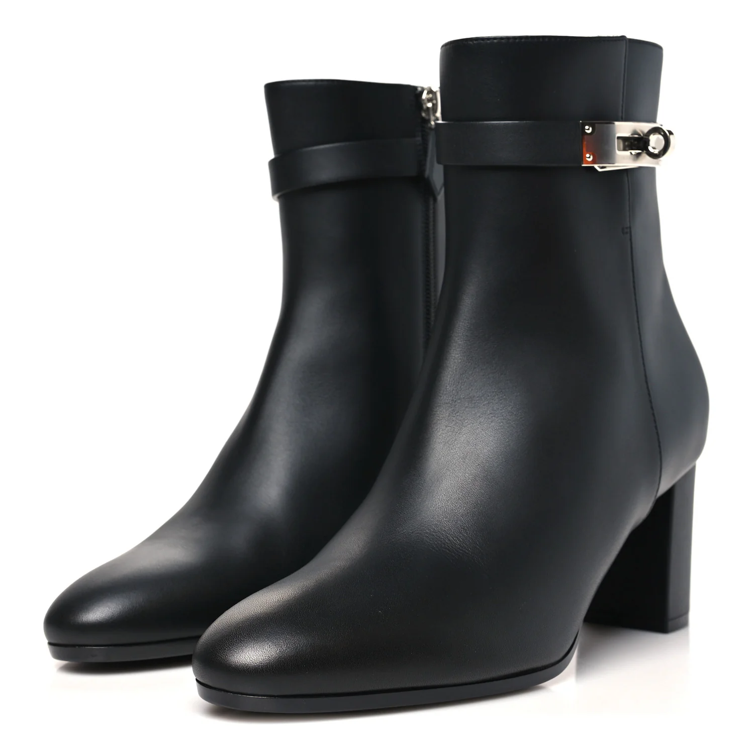 Calfskin Saint Germain Ankle Boots 39 Black
