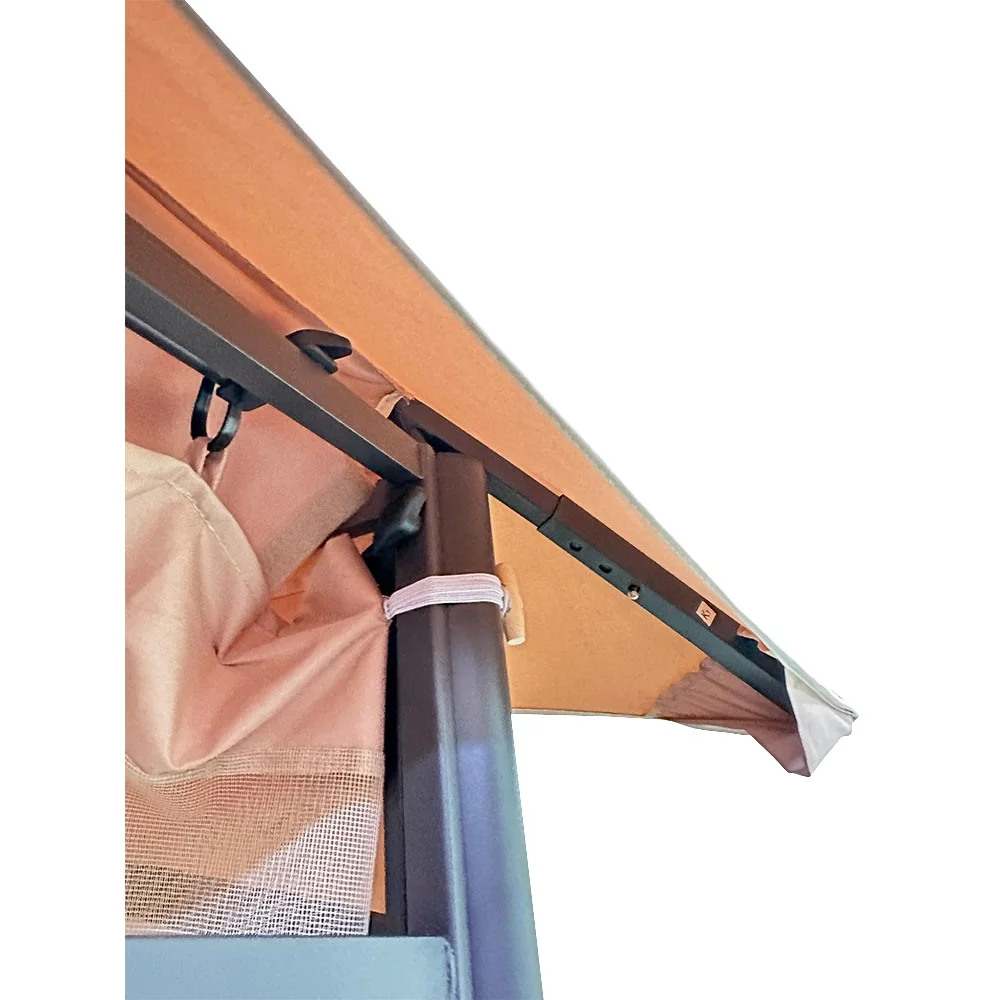Garden Winds Replacement Canopy Top Cover Compatible with the Fab Based 10' x 12' Straight Leg Gazebo - Riplock 350