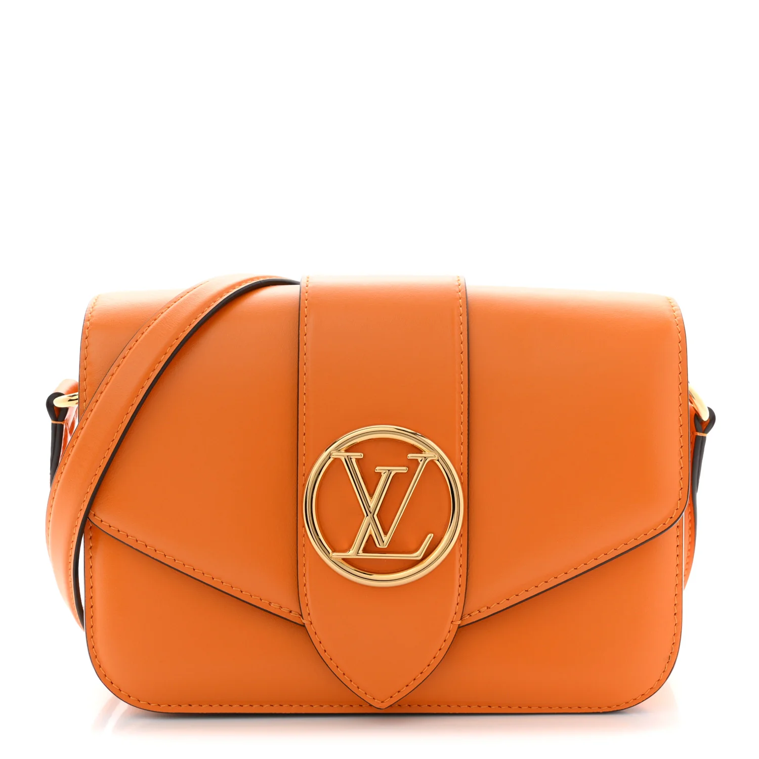 Smooth Calfskin LV Pont 9 Summer Gold