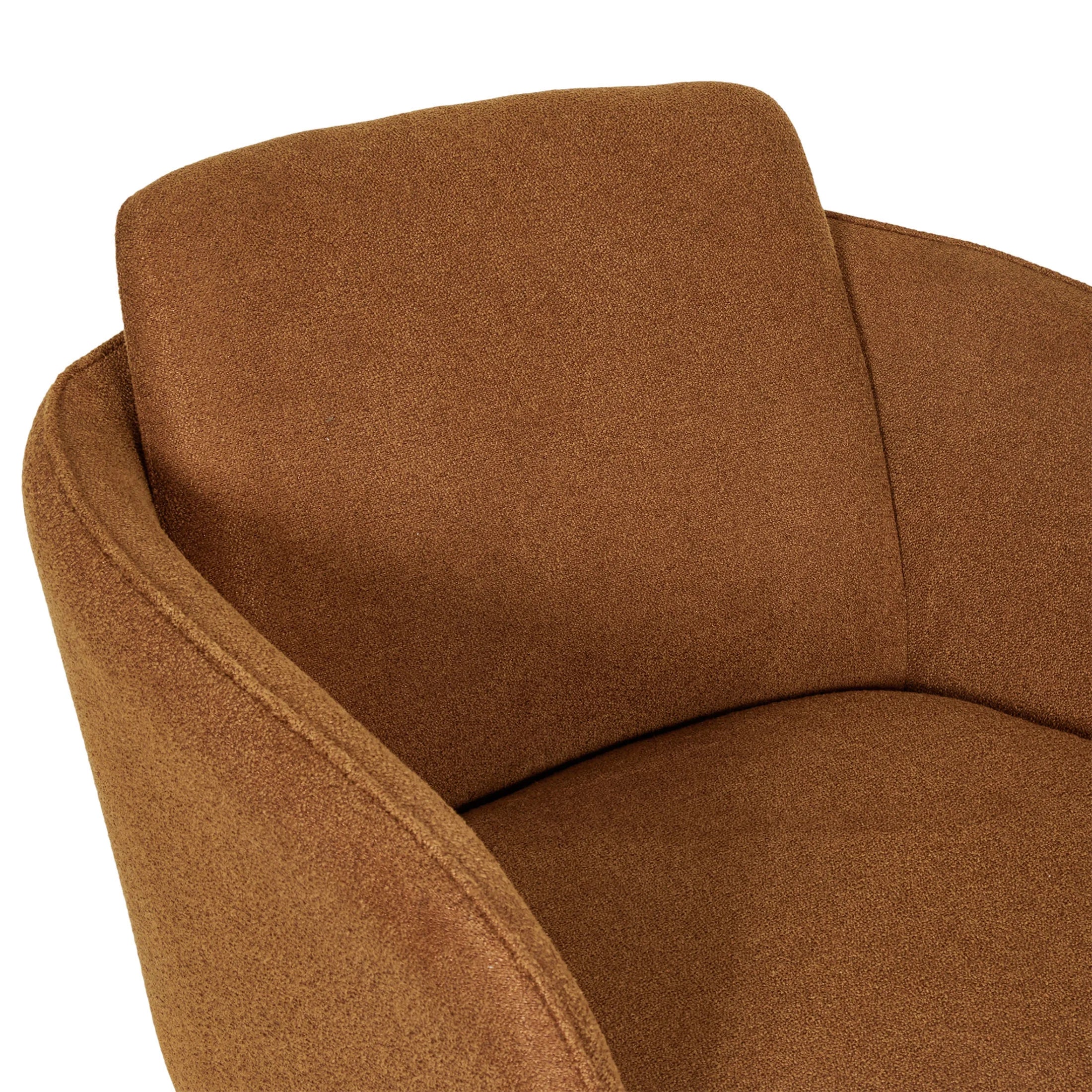 Better Homes & Gardens Juliet Office Chair, Ivory Boucle and Matte Black