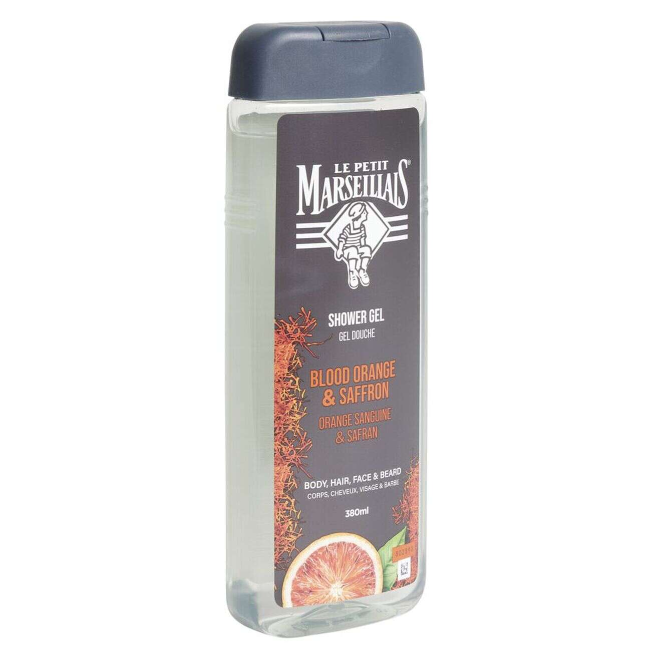 Gel douche homme Le Petit Marseillais orange sanguine et safran 380ml