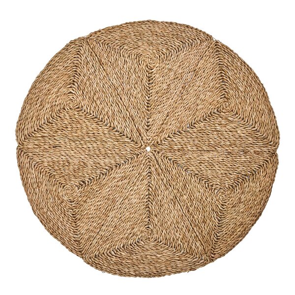 Star juletreteppe 100 cm natur