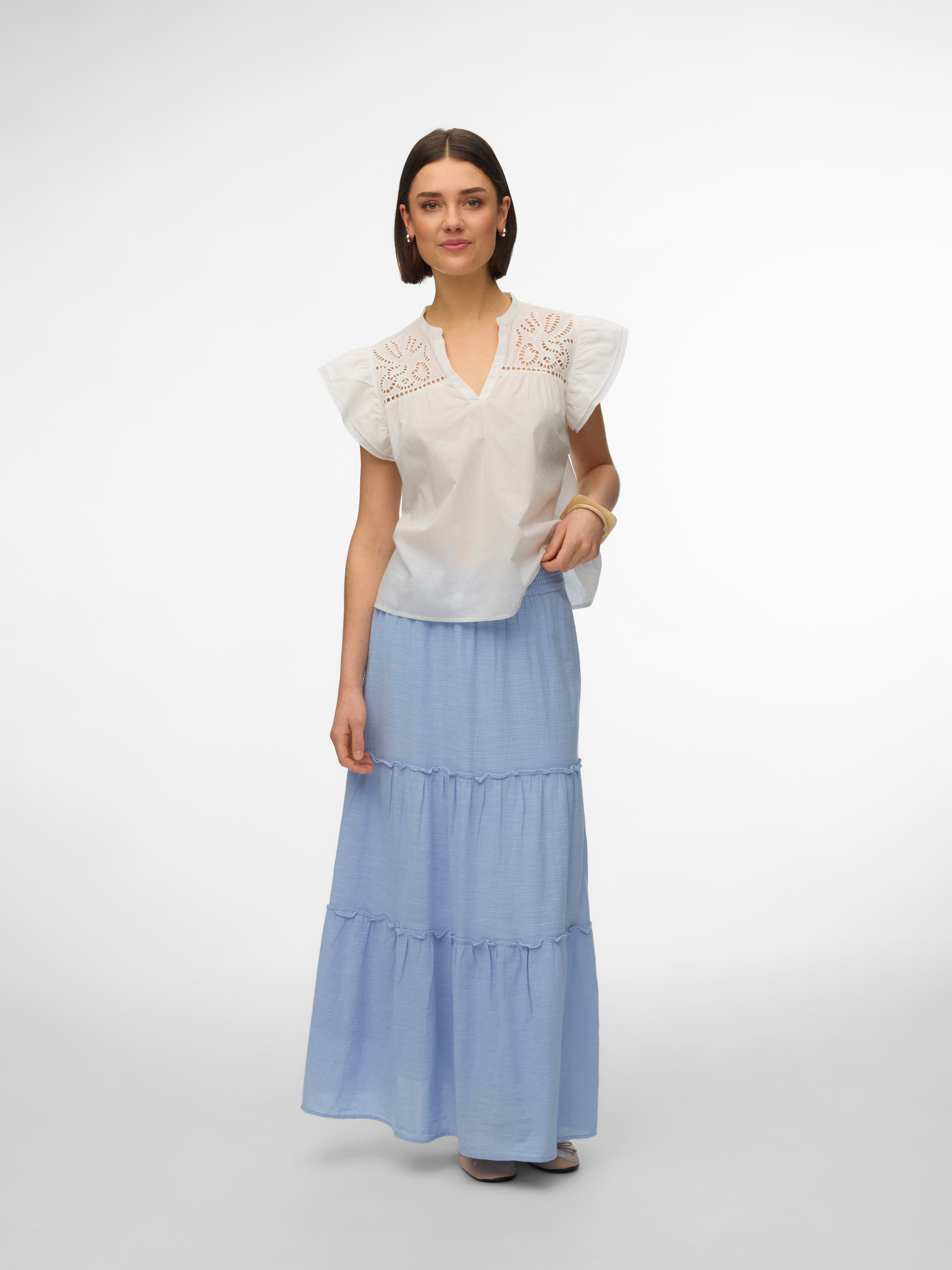 VERO MODA® AWKEELEY High waist Long skirt