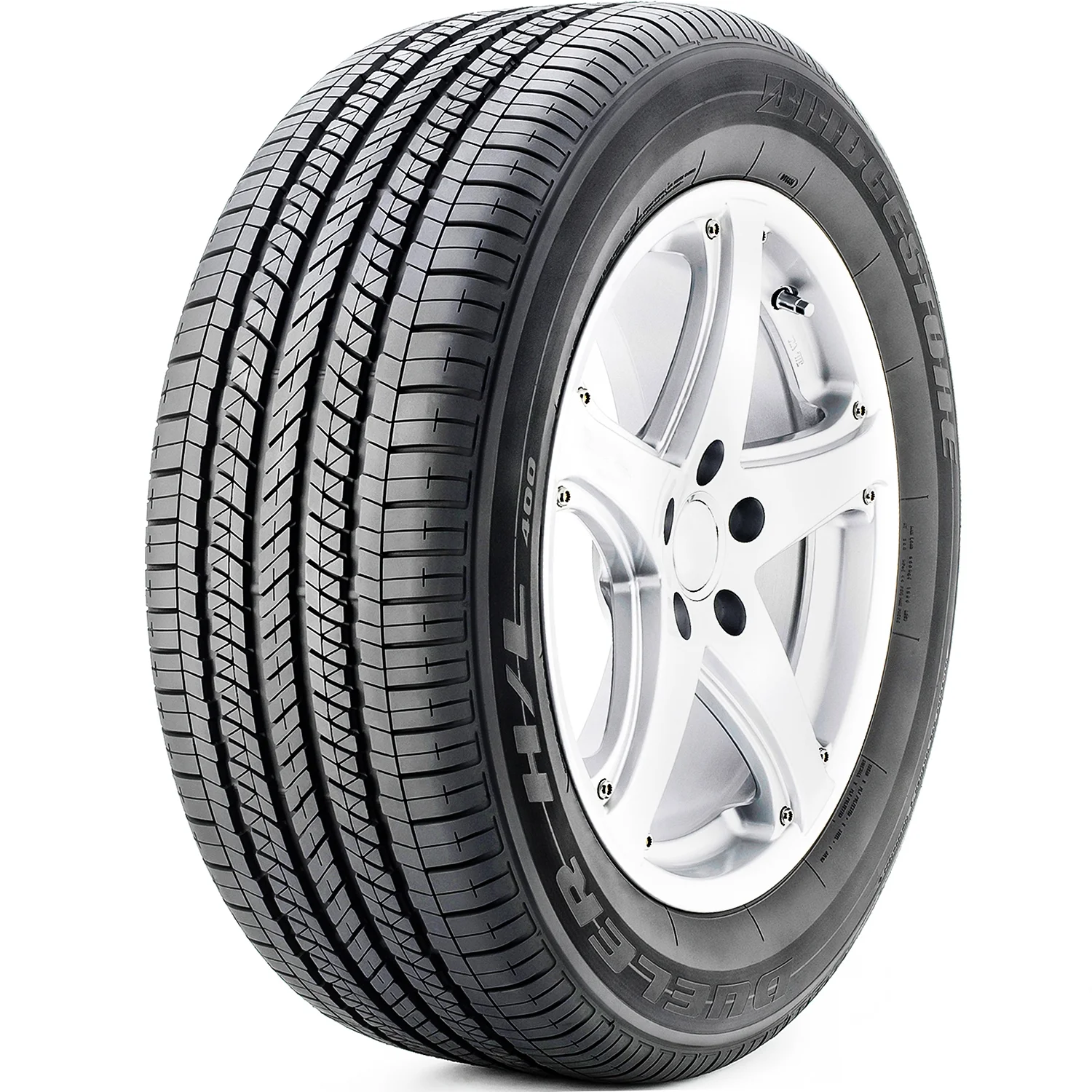 Set of 4 Bridgestone Dueler H/L 400 255/55R18 109H XL a/S All-Season Tires