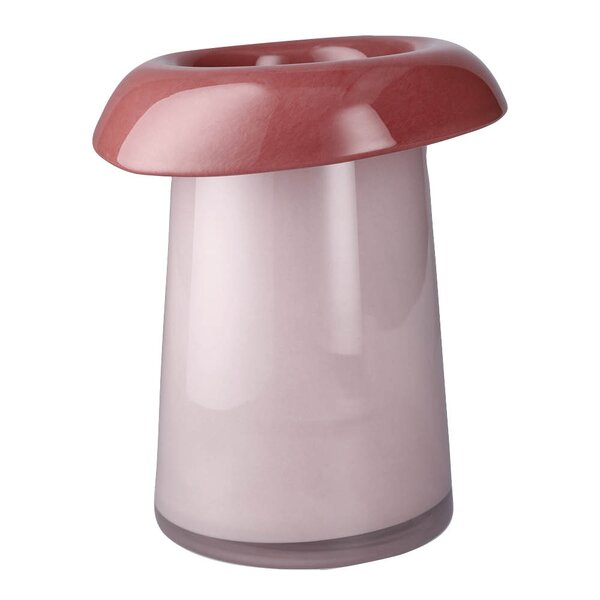 Soma vase 22,5 cm rose/terracotta