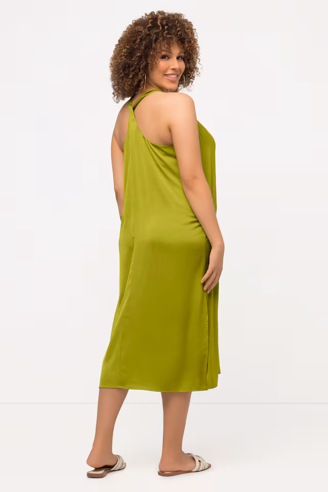Sleeveless Dress with Looped Back Straps