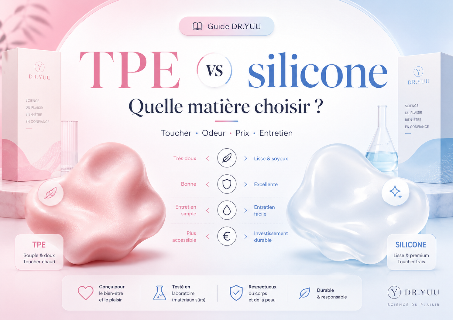 TPE vs silicone : quelle matière choisir pour un masturbateur ?