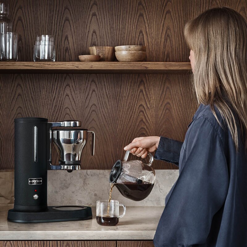 Kaffetrakter 1,25L matt svart