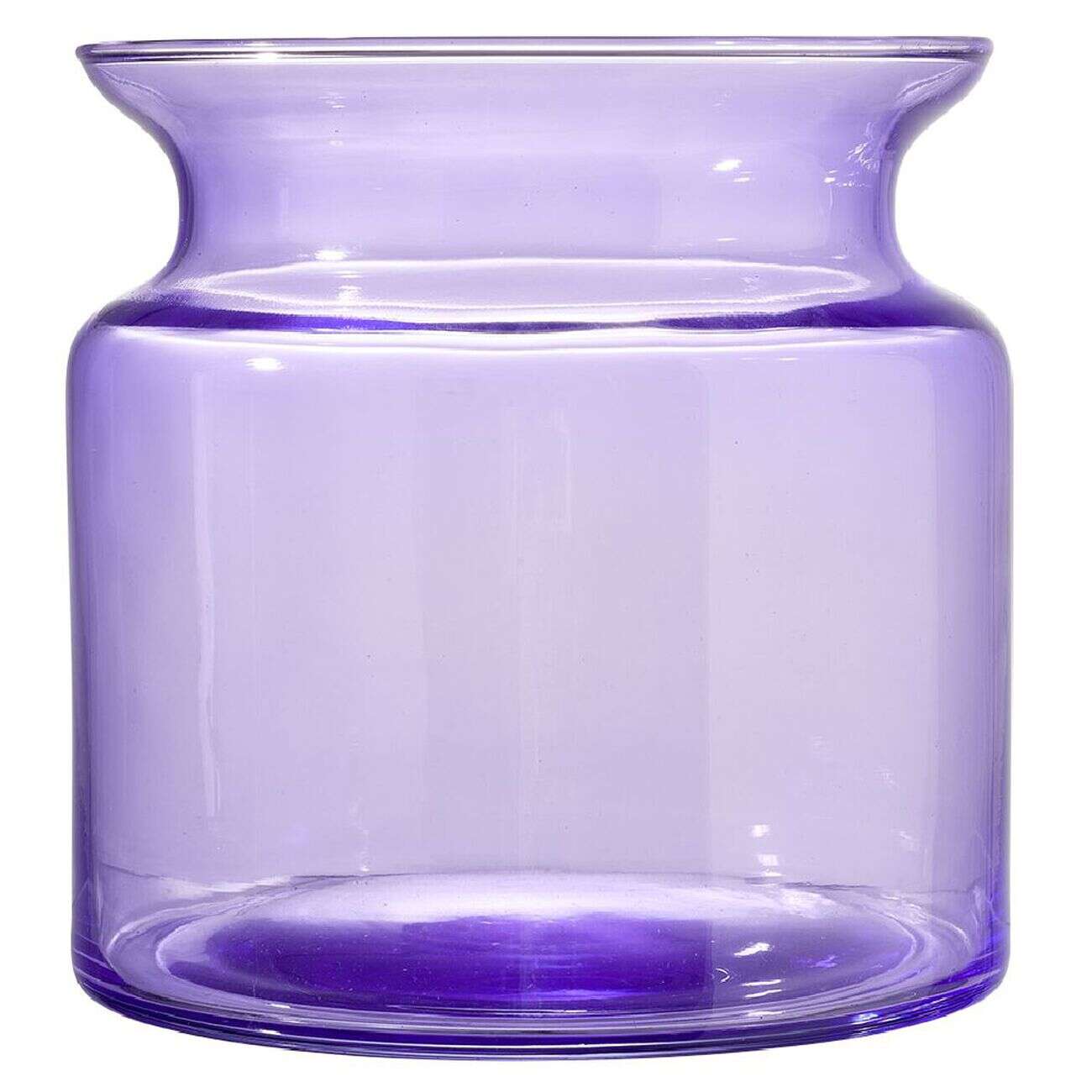 Vase bas en verre