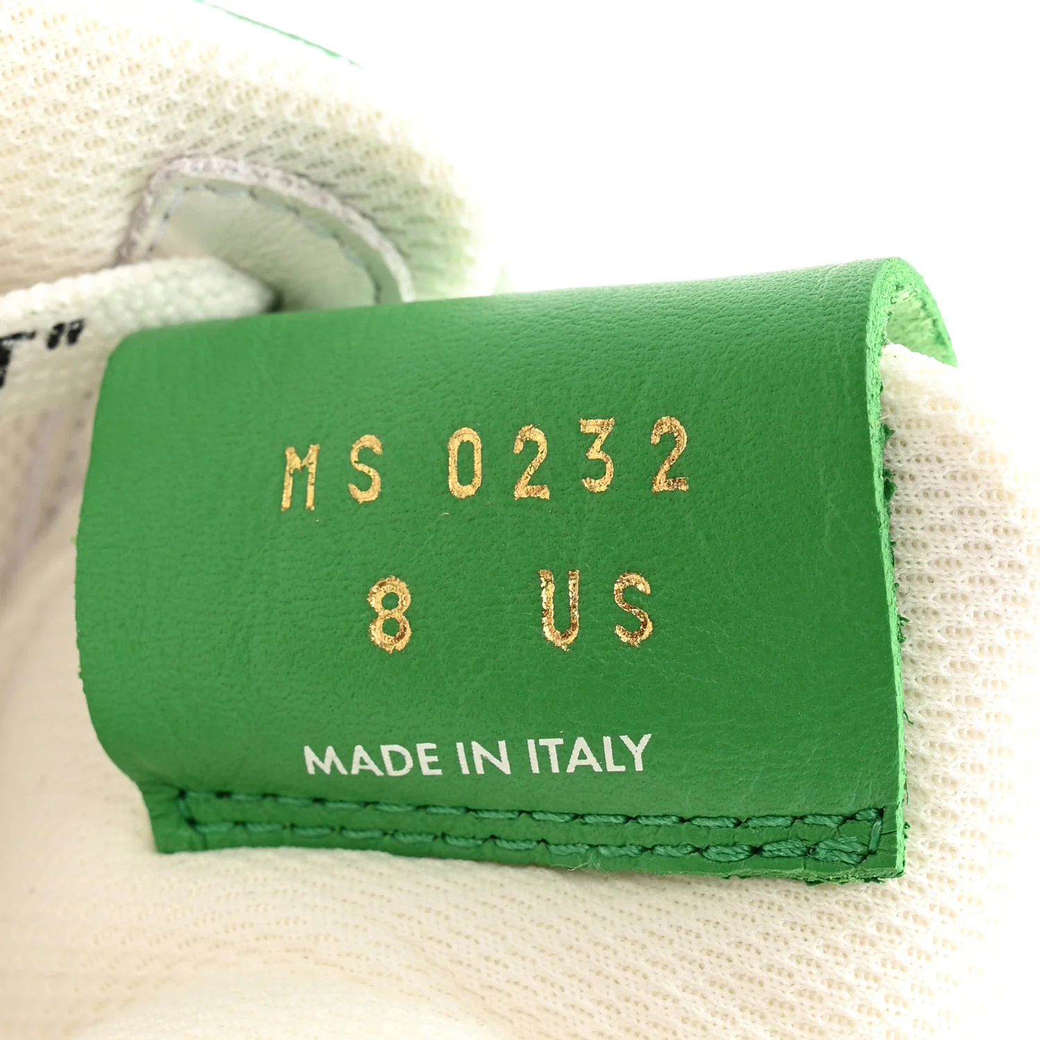 X NIKE AIR FORCE 1 Calfskin Monogram Mens Low Top Sneakers 8 Green