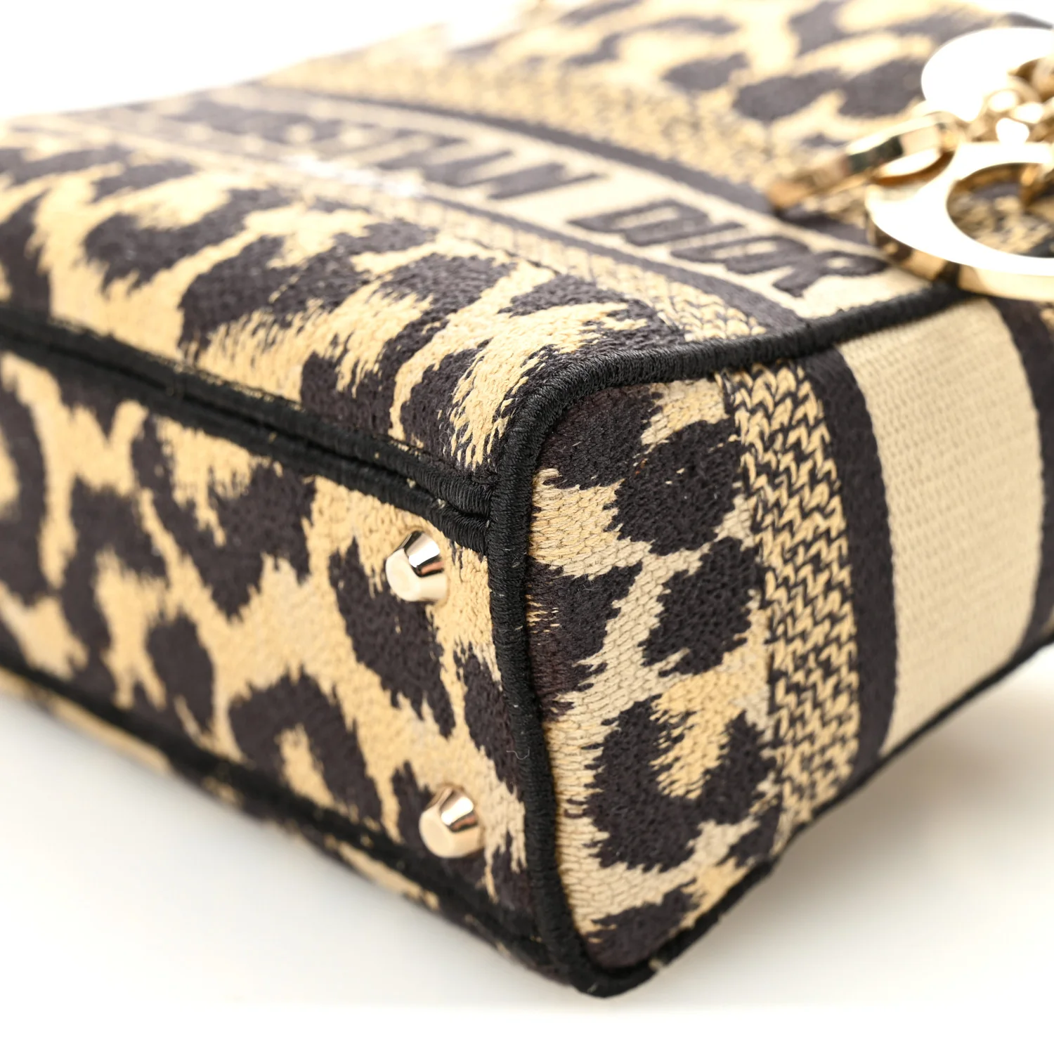 Canvas Mini Mizza Embroidered Lady D-Lite Beige Multicolor