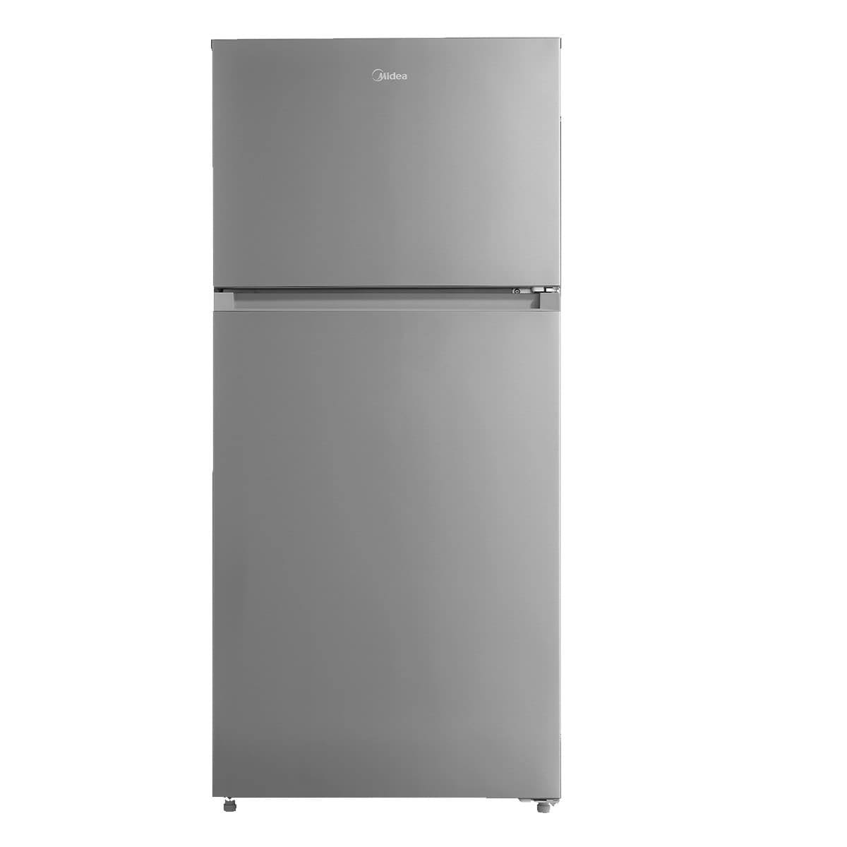 Midea Garage Ready 18.1-cu ft Top-Freezer Refrigerator (Stainless Steel) Energy Star | MRT18D3BST