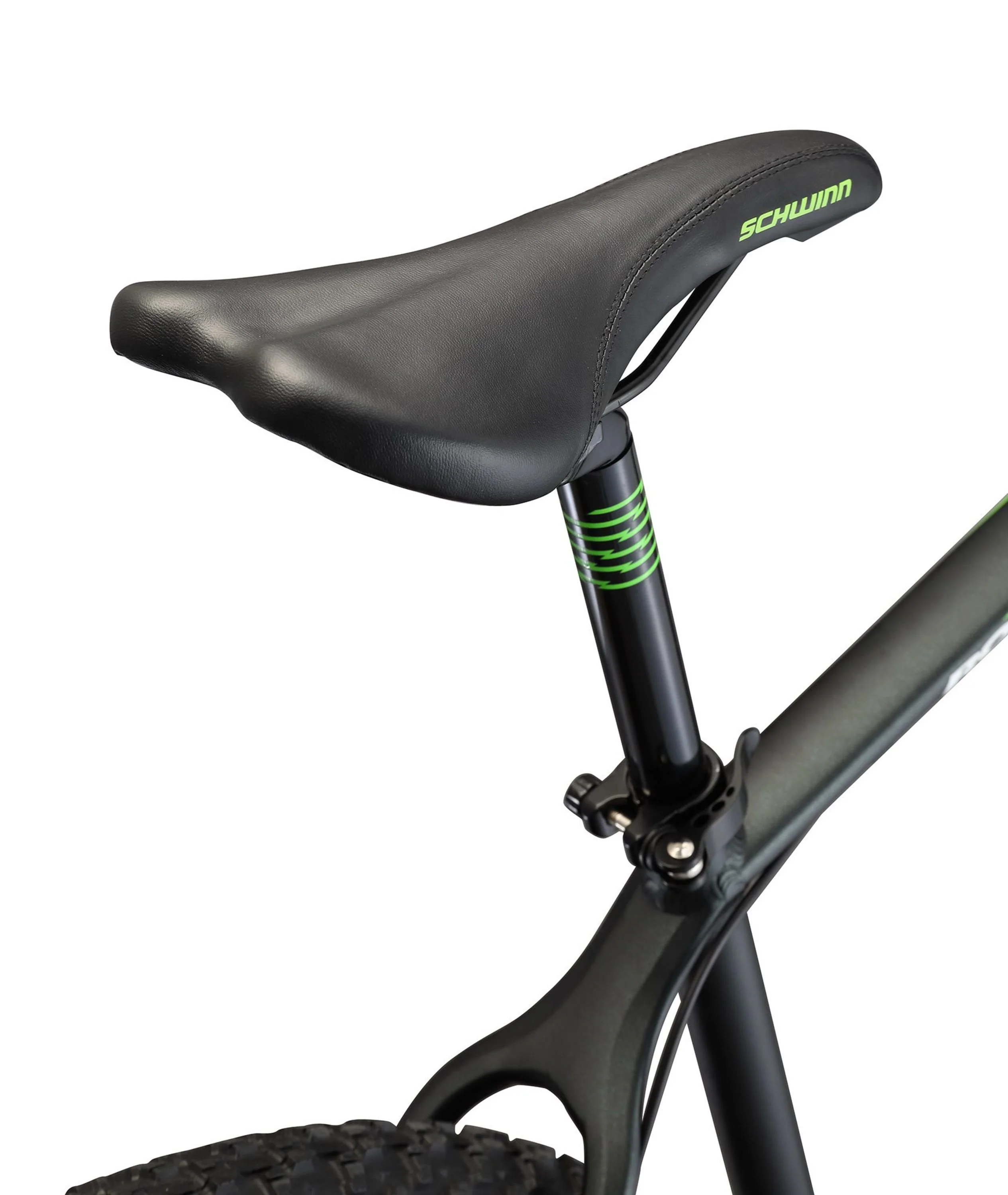29-in. Boundary Mens Mountain Bike, Black and Green - Image 6