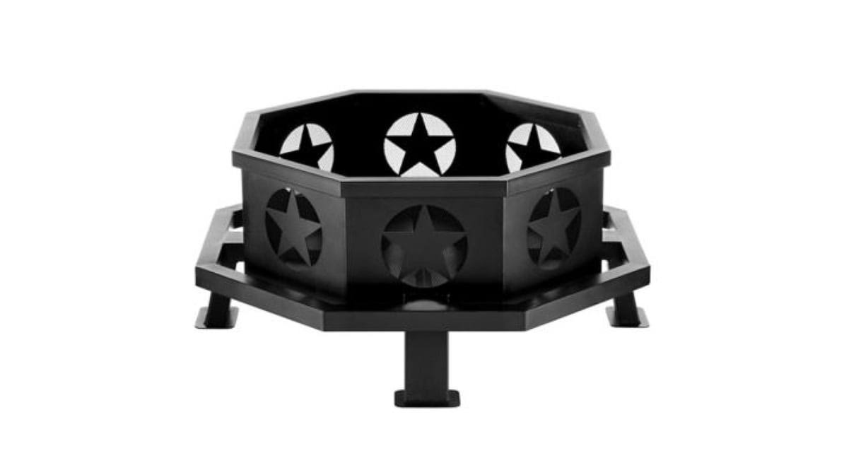 Redstone 52257 Octagonal Fire Pit for Outdoor Use Only, Size: 43.3 in