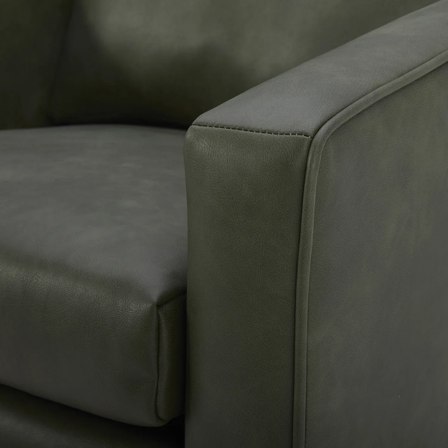 Better Homes & Gardens Steele Swivel Accent Chair, Camel Faux Leather
