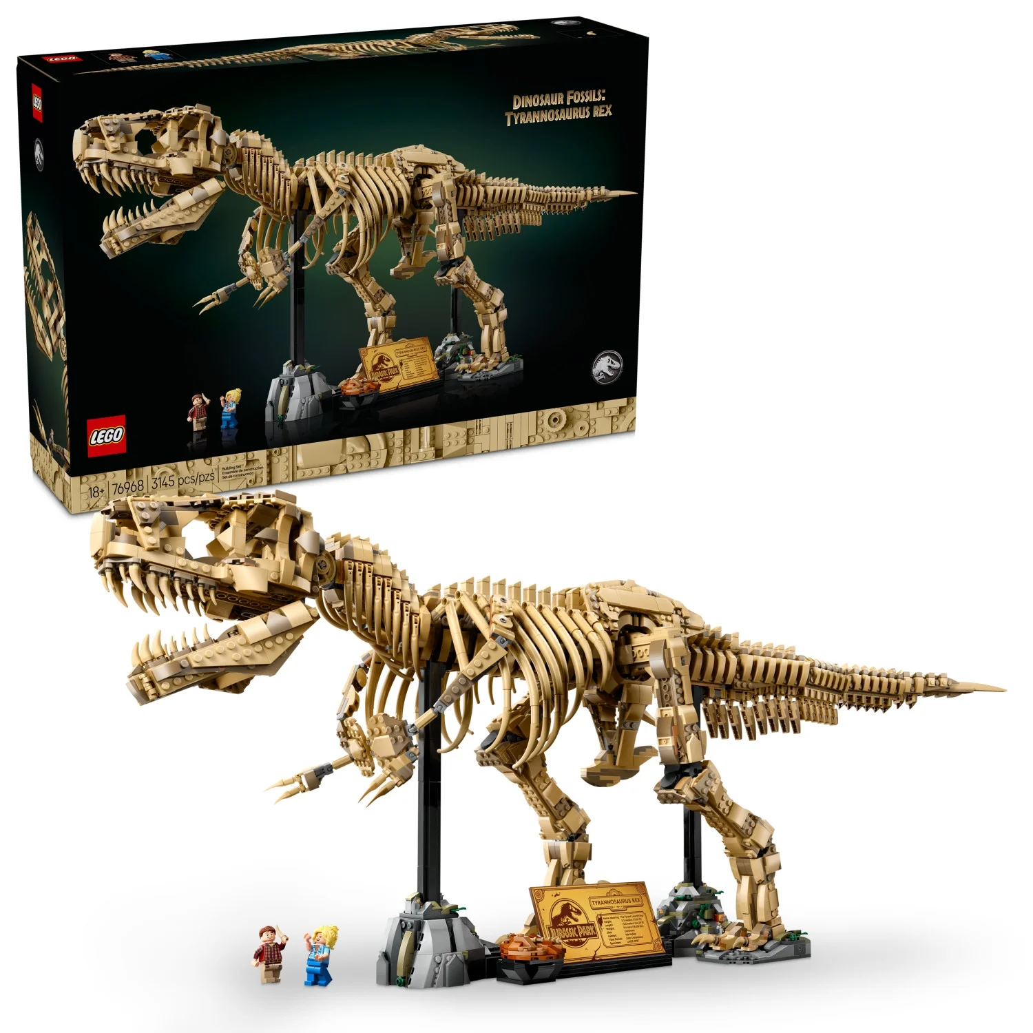 Dinosaur Fossils: Tyrannosaurus Rex Skull and Building Set - Image 3