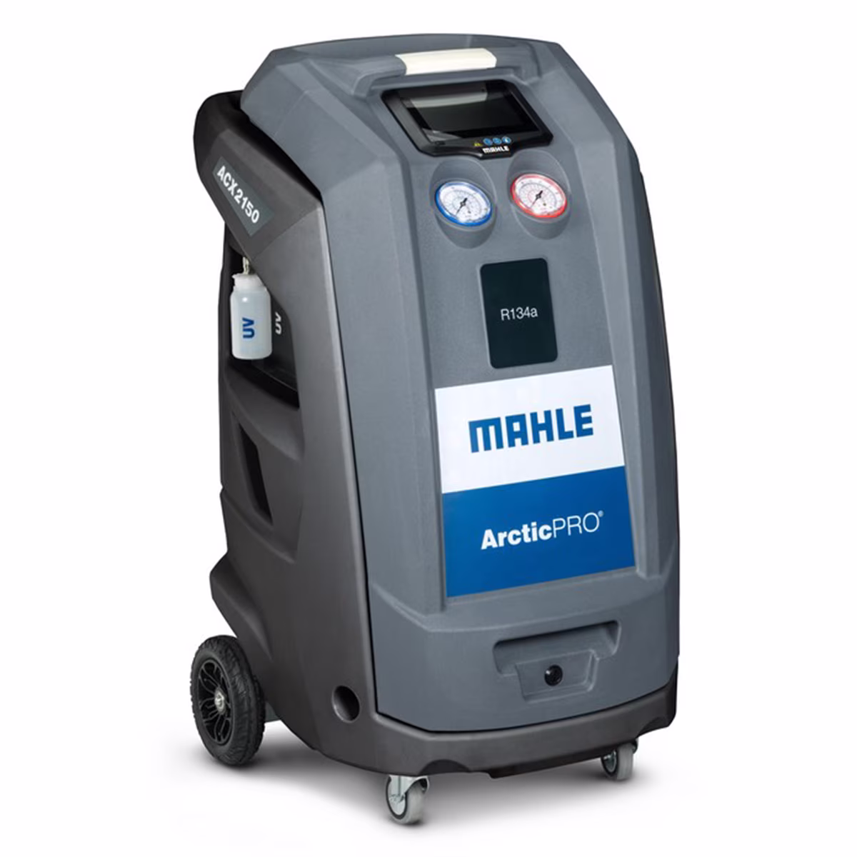 ACX2150 ArcticPRO R134a AC Recovery, Recharge and Recycling Service Machine 7" Capacitive Touch LCD Display, Intuitive User Interface, Refrigerant Identifier, UV Dye Injection