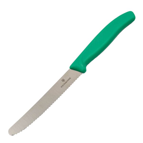 Swiss Classic tomatkniv 11 cm grønn