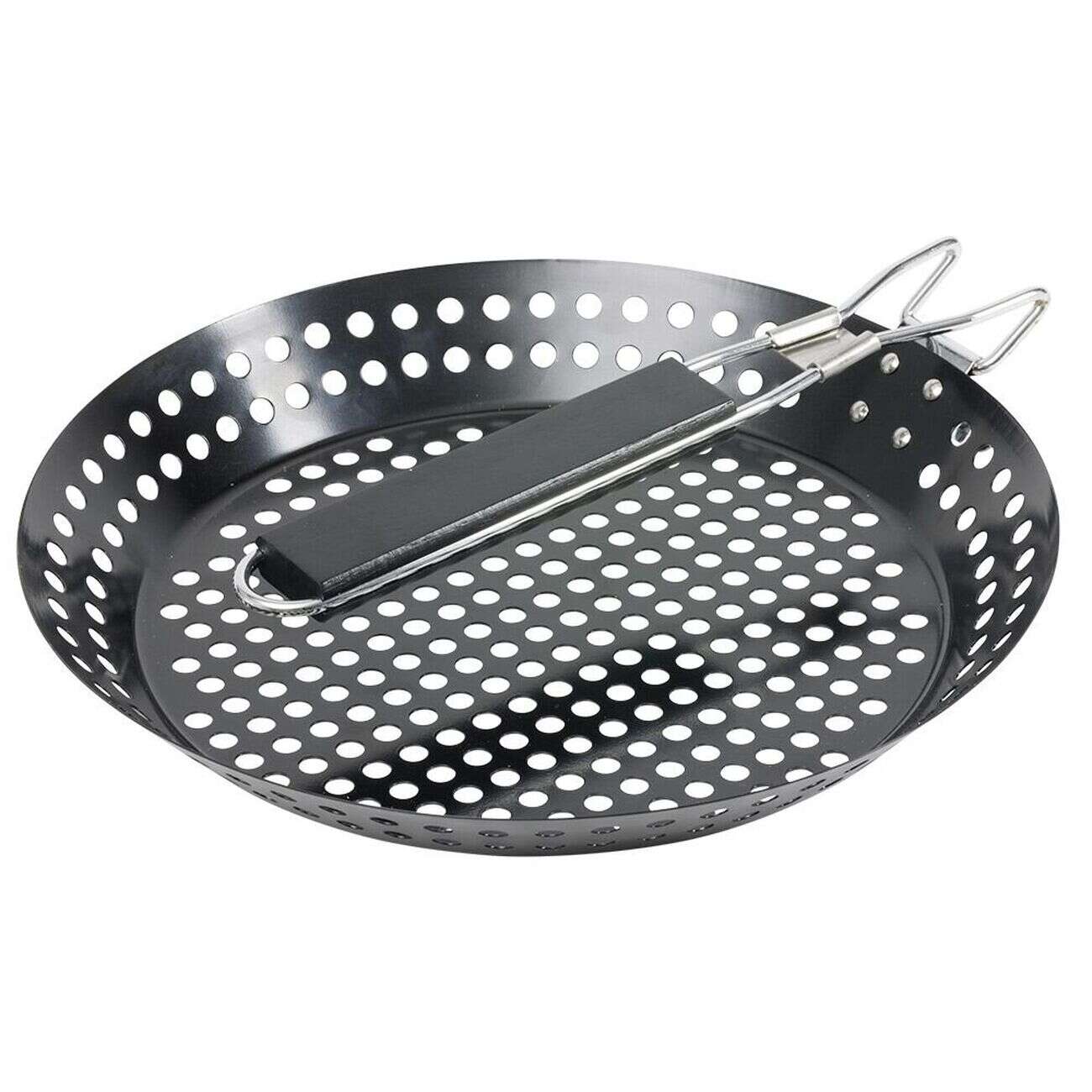 Poêle à marrons en acier au carbone Ø30,5cm