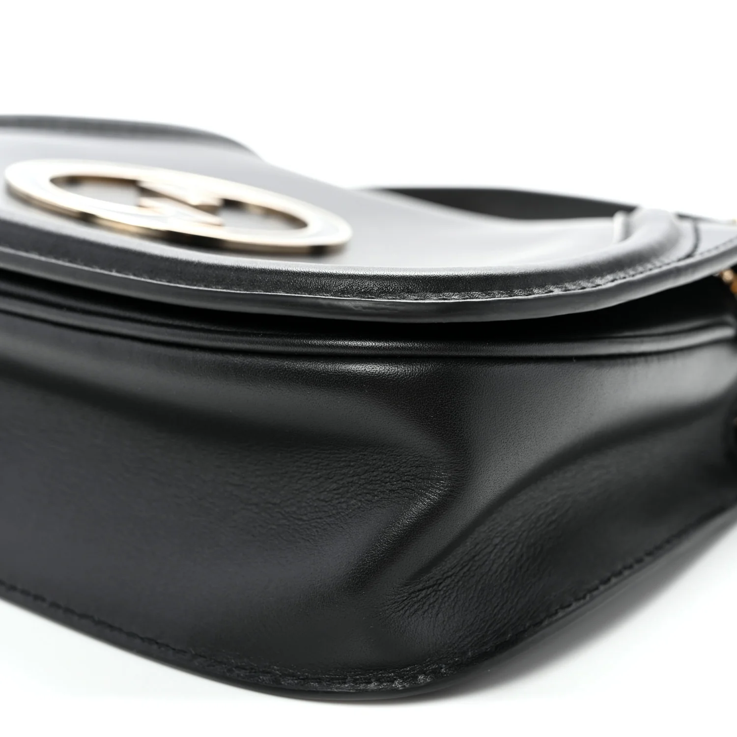 Calfskin Blondie Medium Shoulder Bag Black