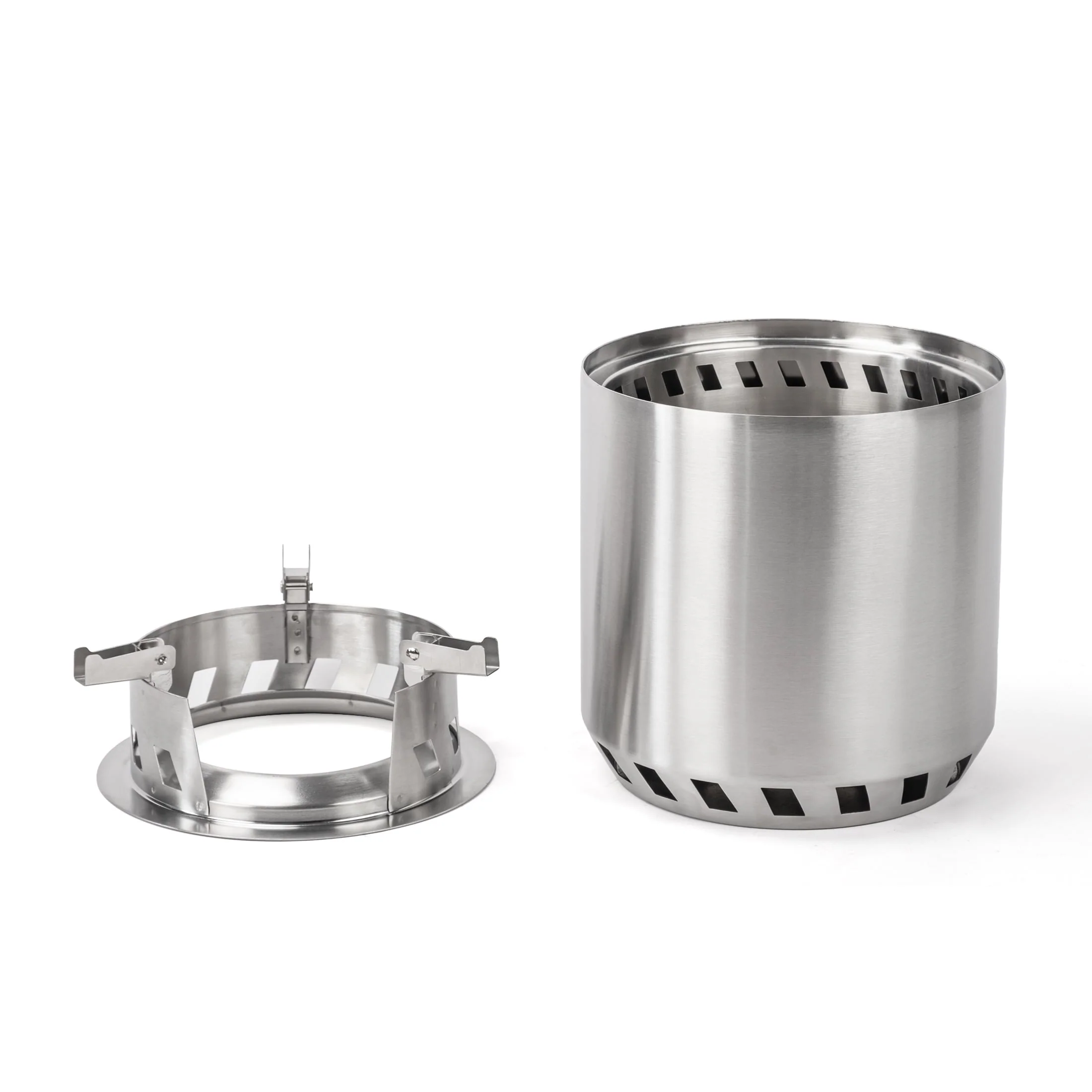 Ozark Trail 7''D Stainless Steel Integrated Wood burning Camp Firepit Image 2