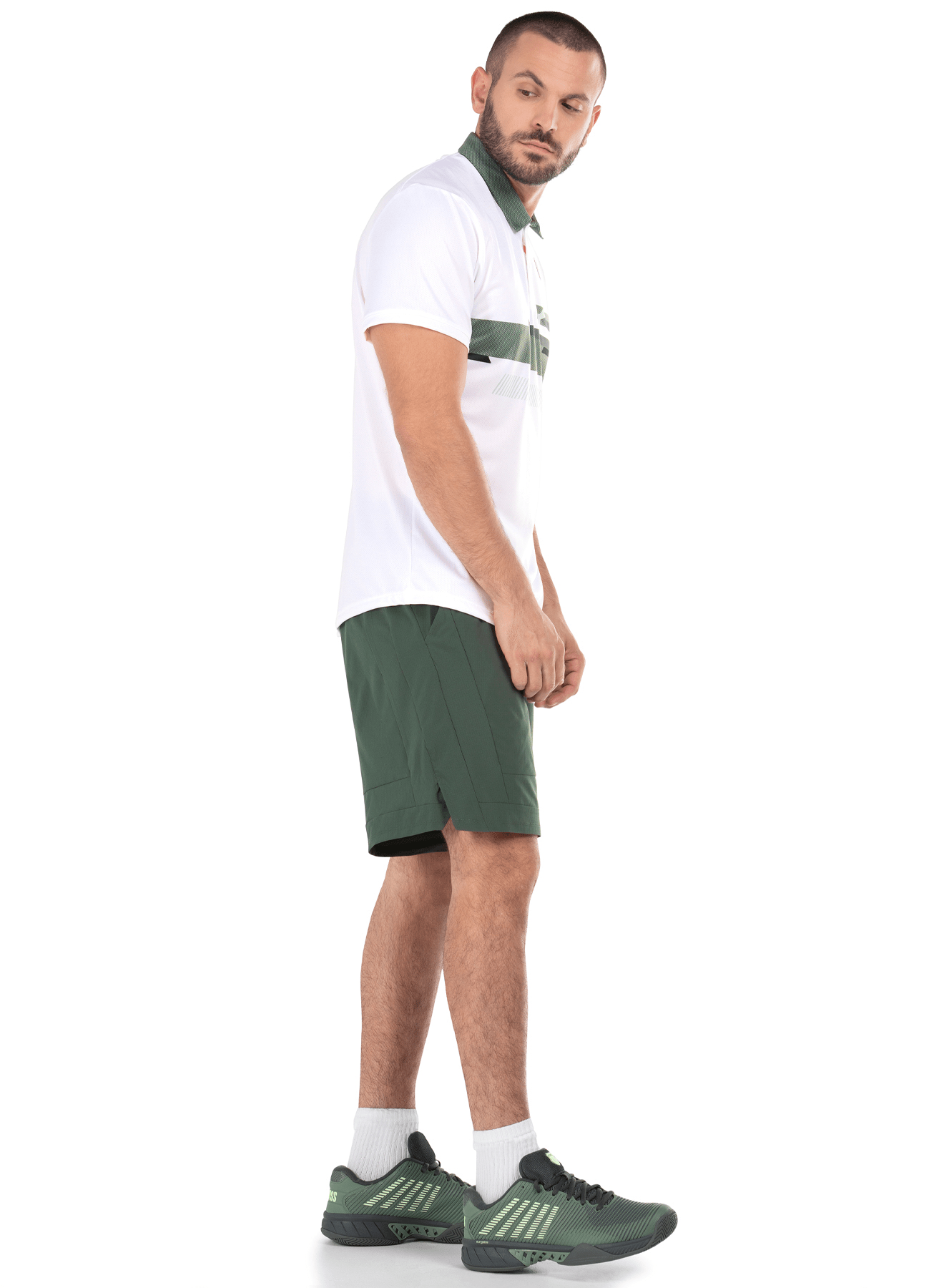 CAMO STRIPE POLO S/S - K-Swiss Shoes
