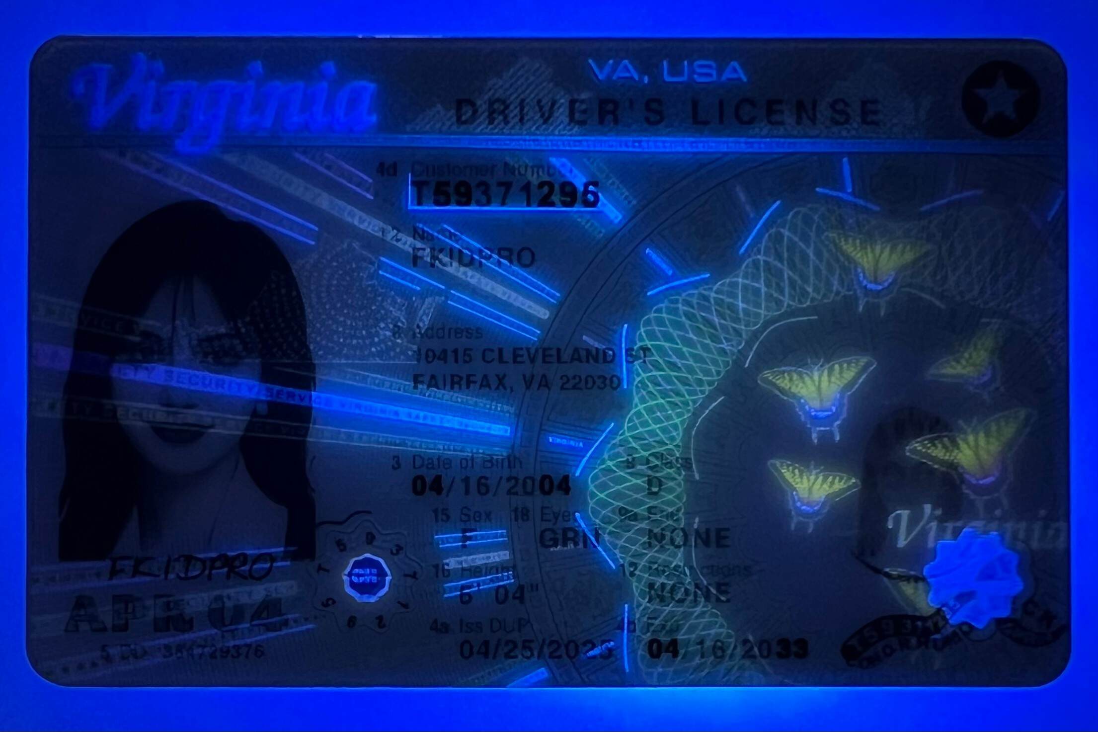 Virginia ID (Latest Version)