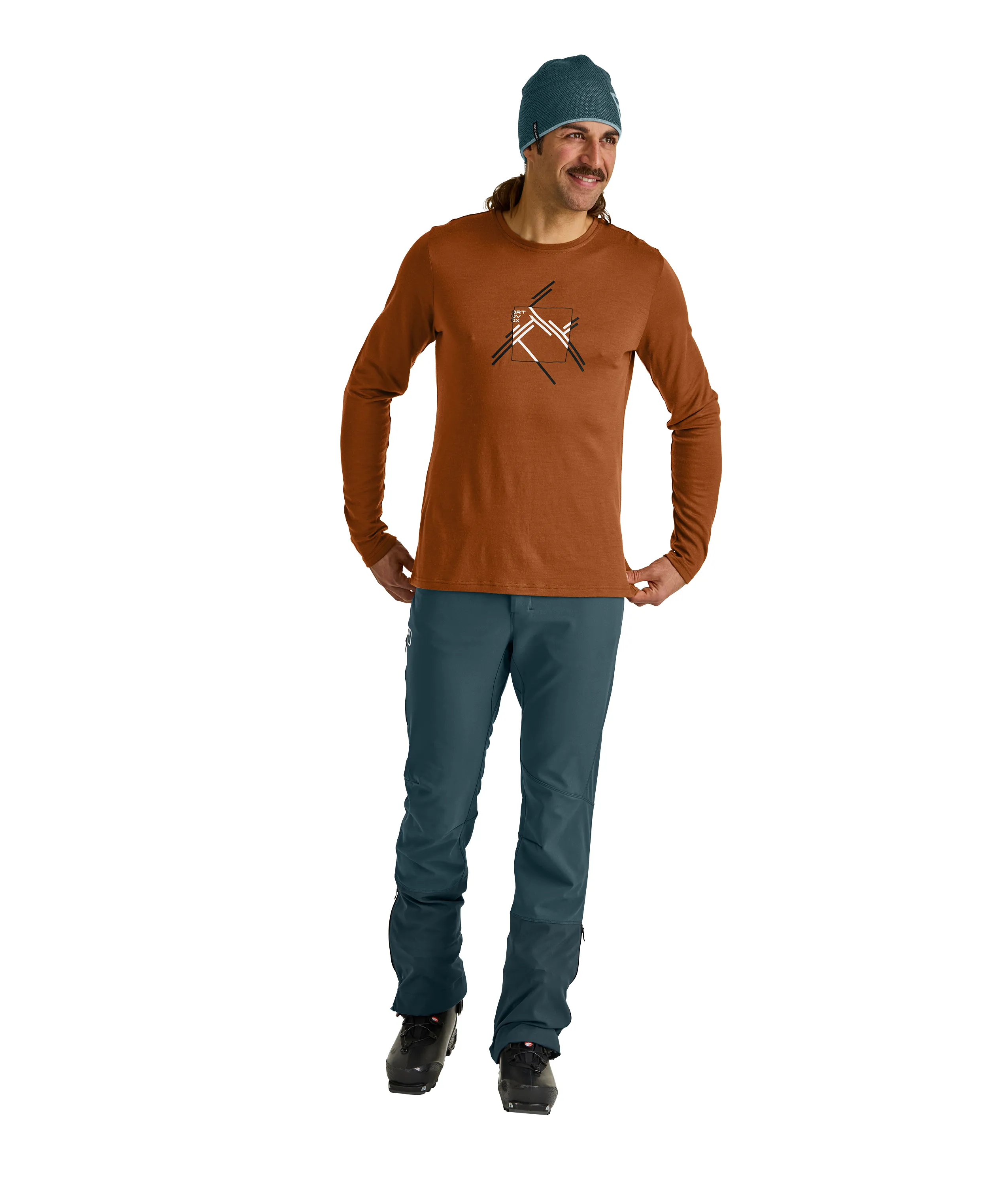 ORTOVOXR 185 MERINO MTN CUTOUT LS