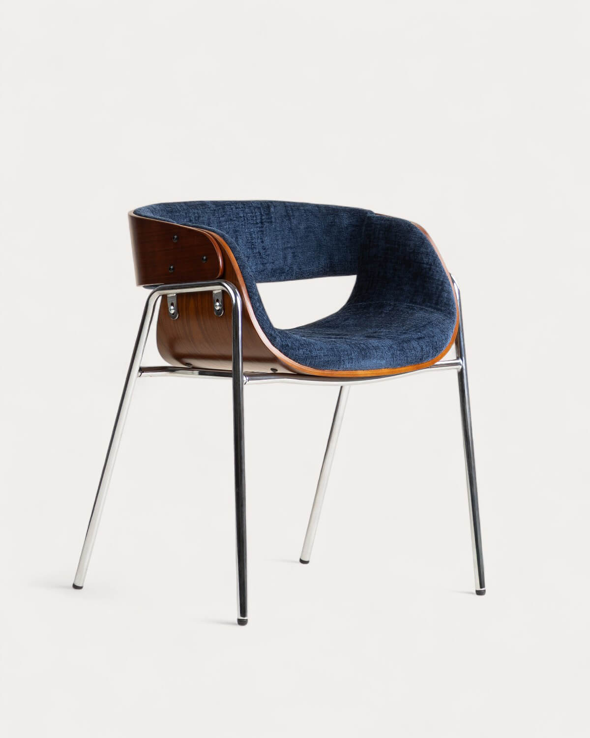Berlin - Silla de Comedor de Madera y Tela Berlin