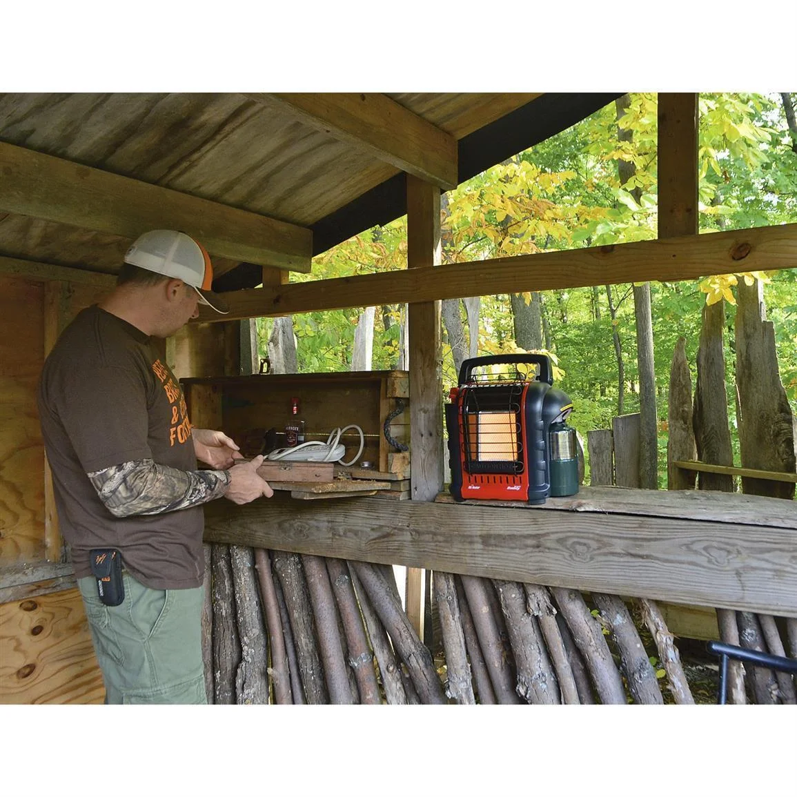 F232000 Portable Buddy Heater with 10-Feet Propane Hose Assembly - Image 4
