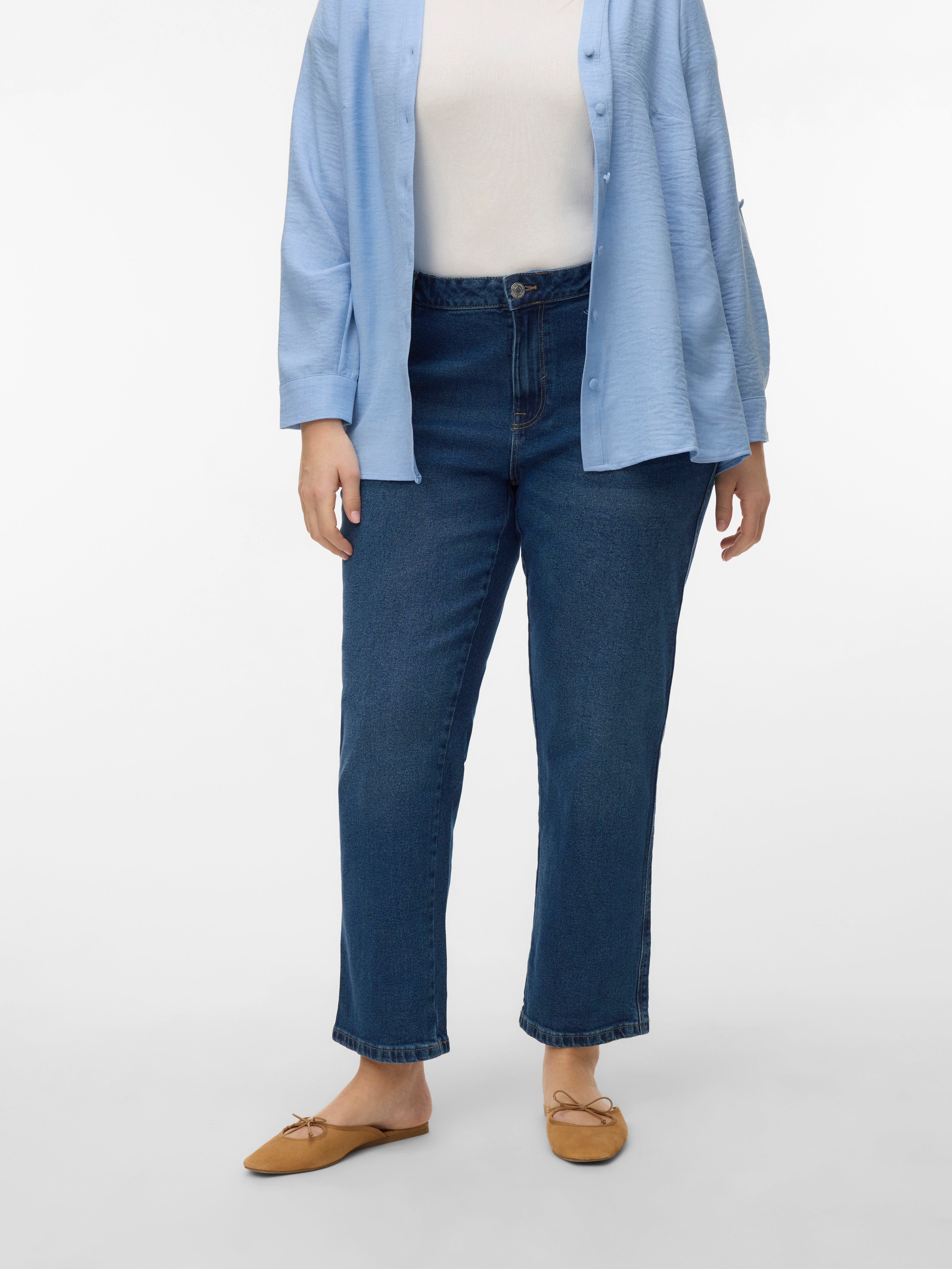 VERO MODA® VMCAMARA Mid rise Straight Fit Jeans
