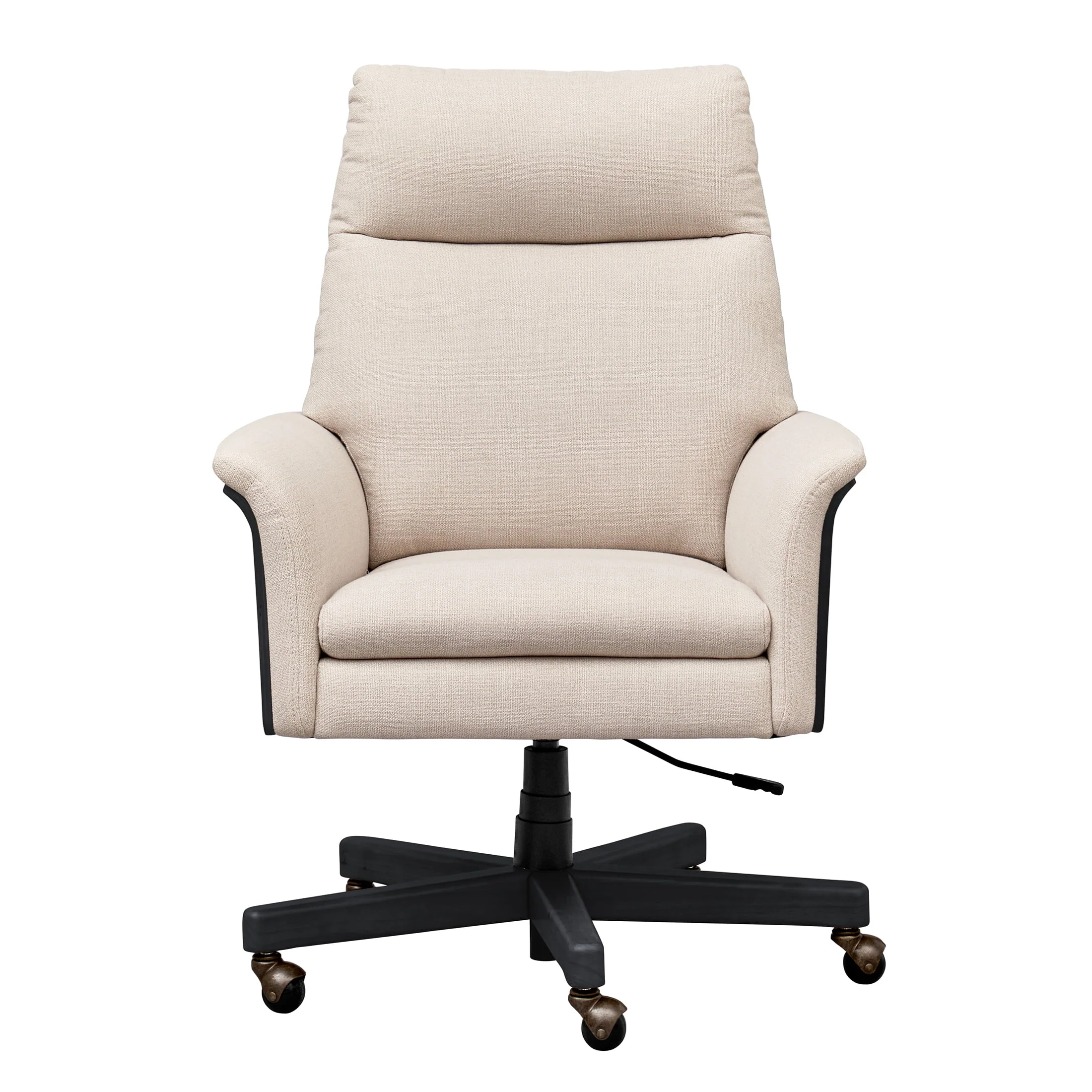 Better Homes & Gardens Juliet Tall Back Office Chair, Olive and Light Honey Finish