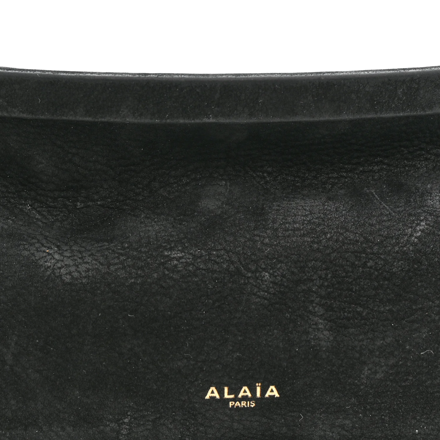 Suede Le Click East West Small Bag Black
