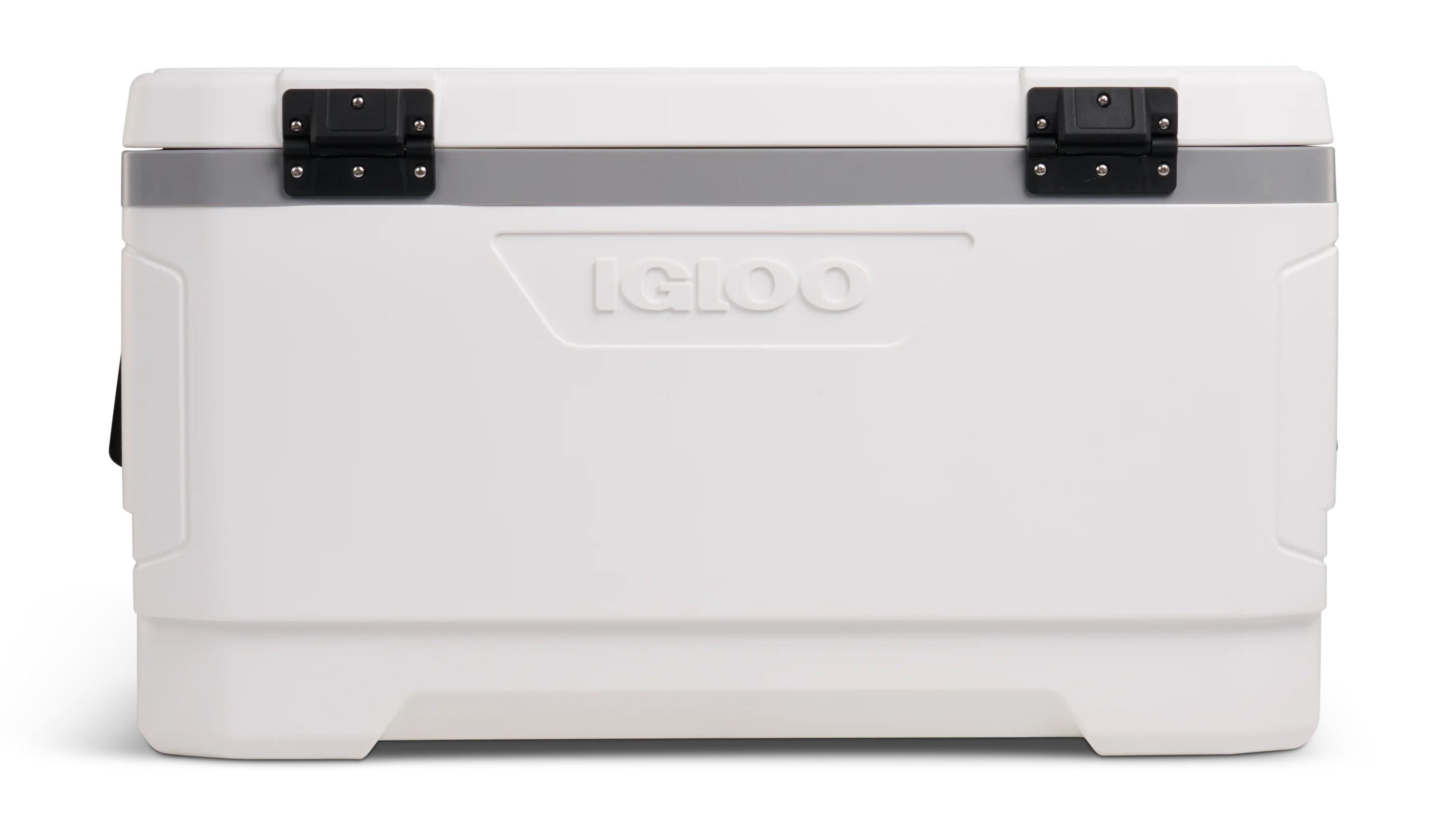 100 QT Latitude Marine Ultra Hard-Sided Cooler, White and Moonscape Gray - Image 4