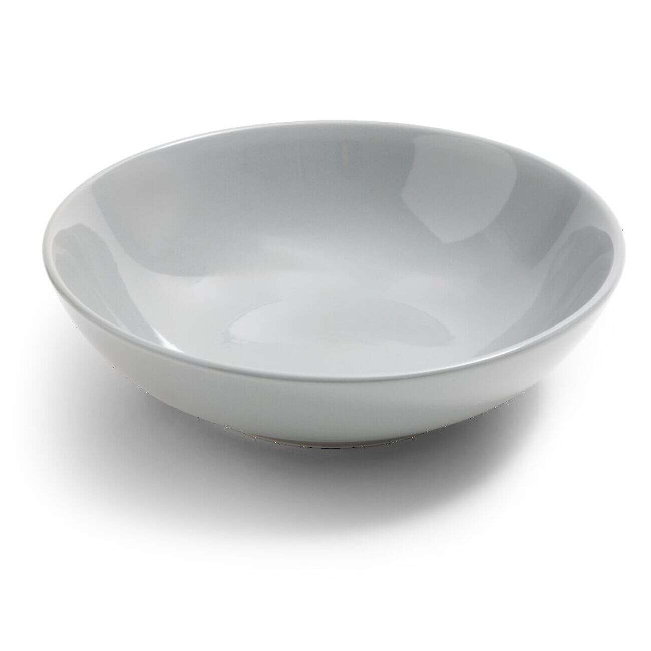 Assiette à soupe Madrid grès vert d'eau Ø20cm