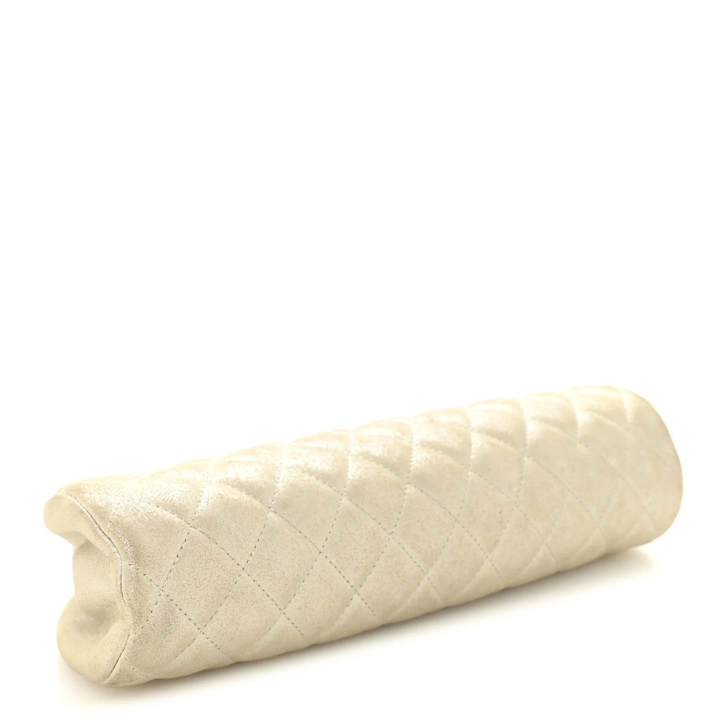 Metallic Calfskin Quilted Timeless Clutch Gold