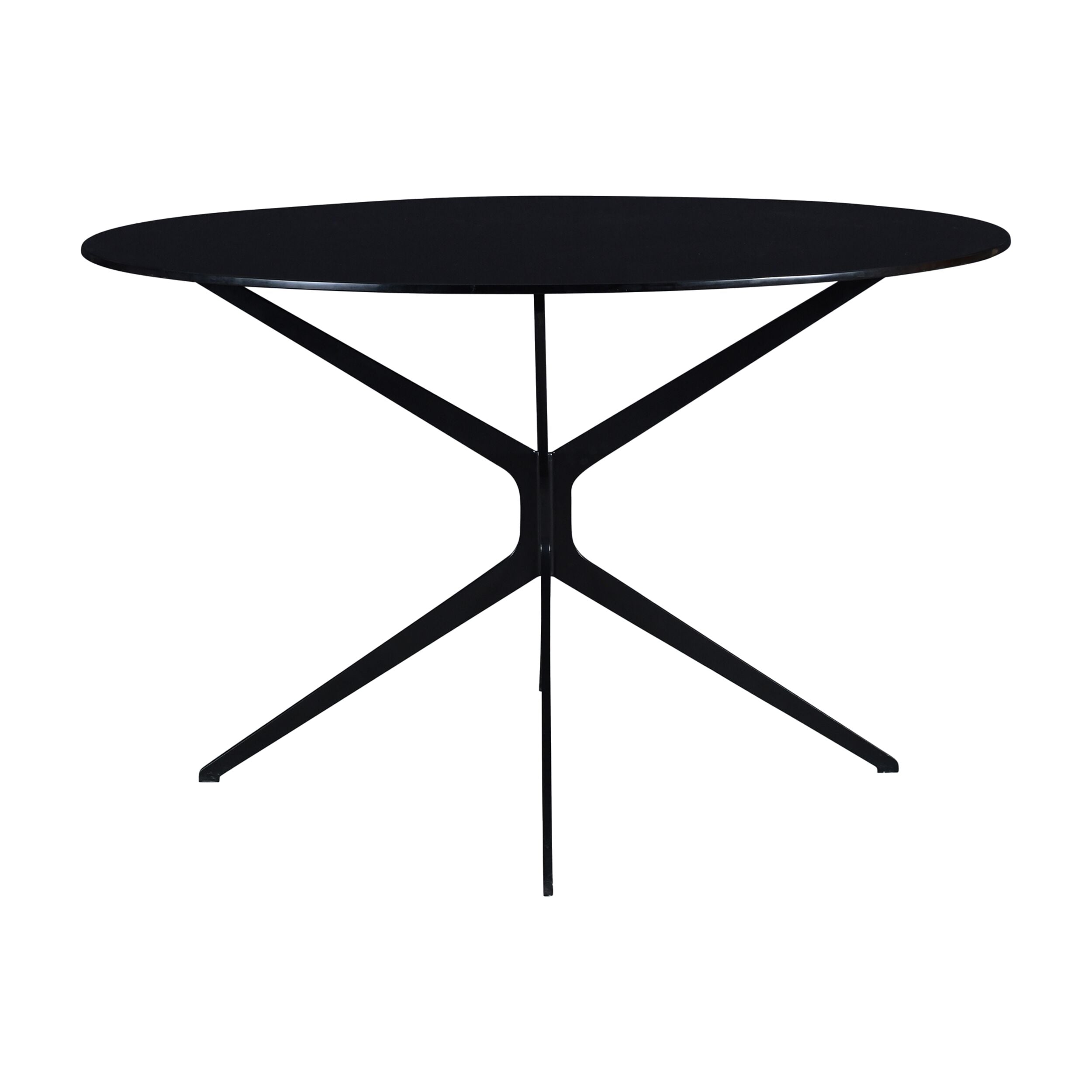 Nexa Glass Round Dining Table 120cm